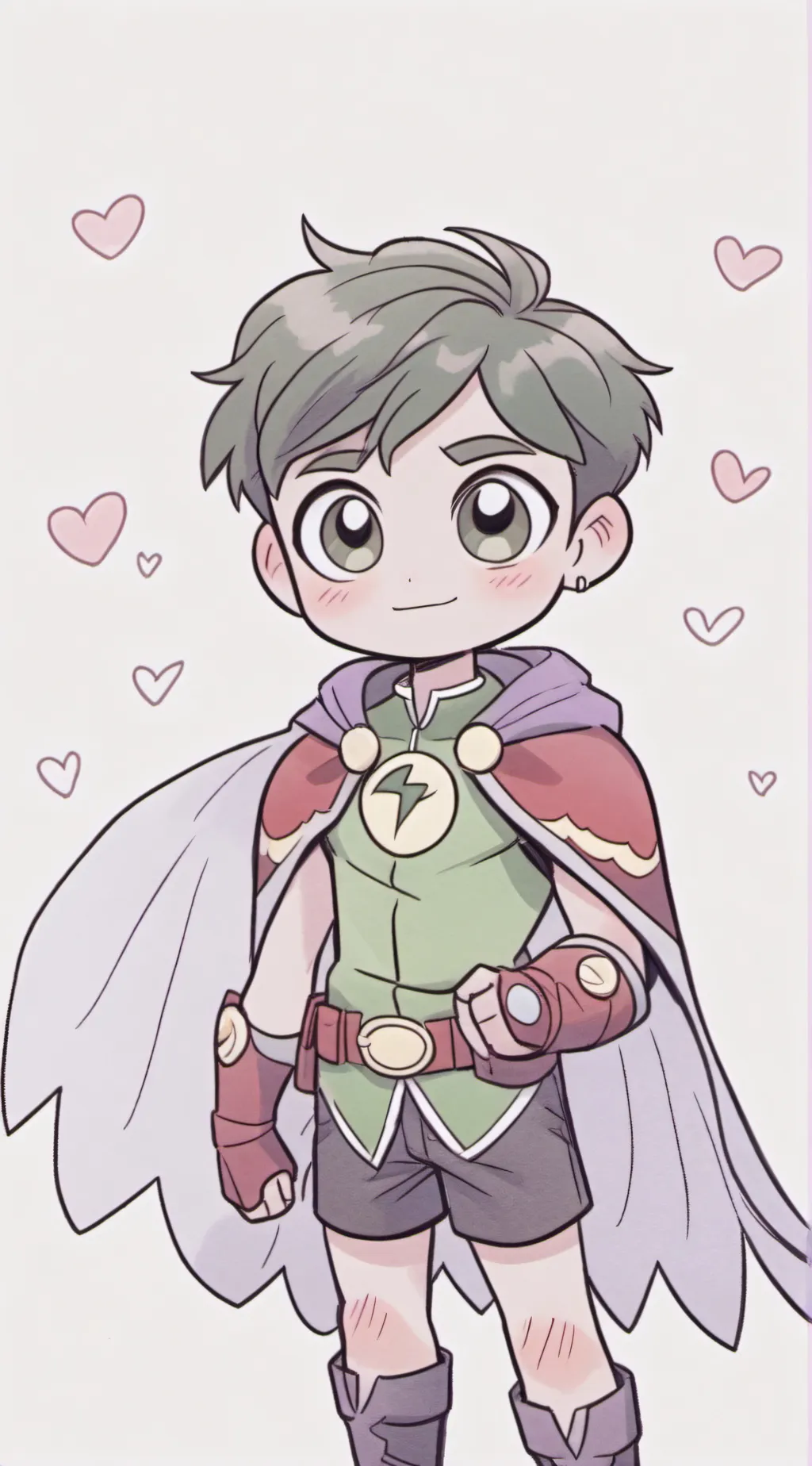 ai character: teen titans background