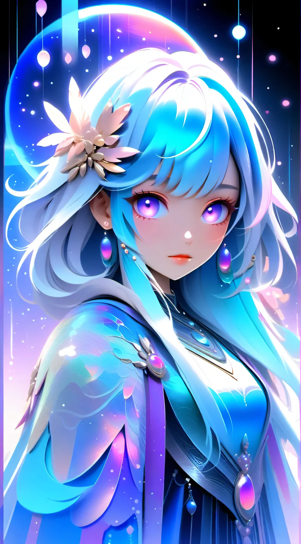ai character: mystical world background