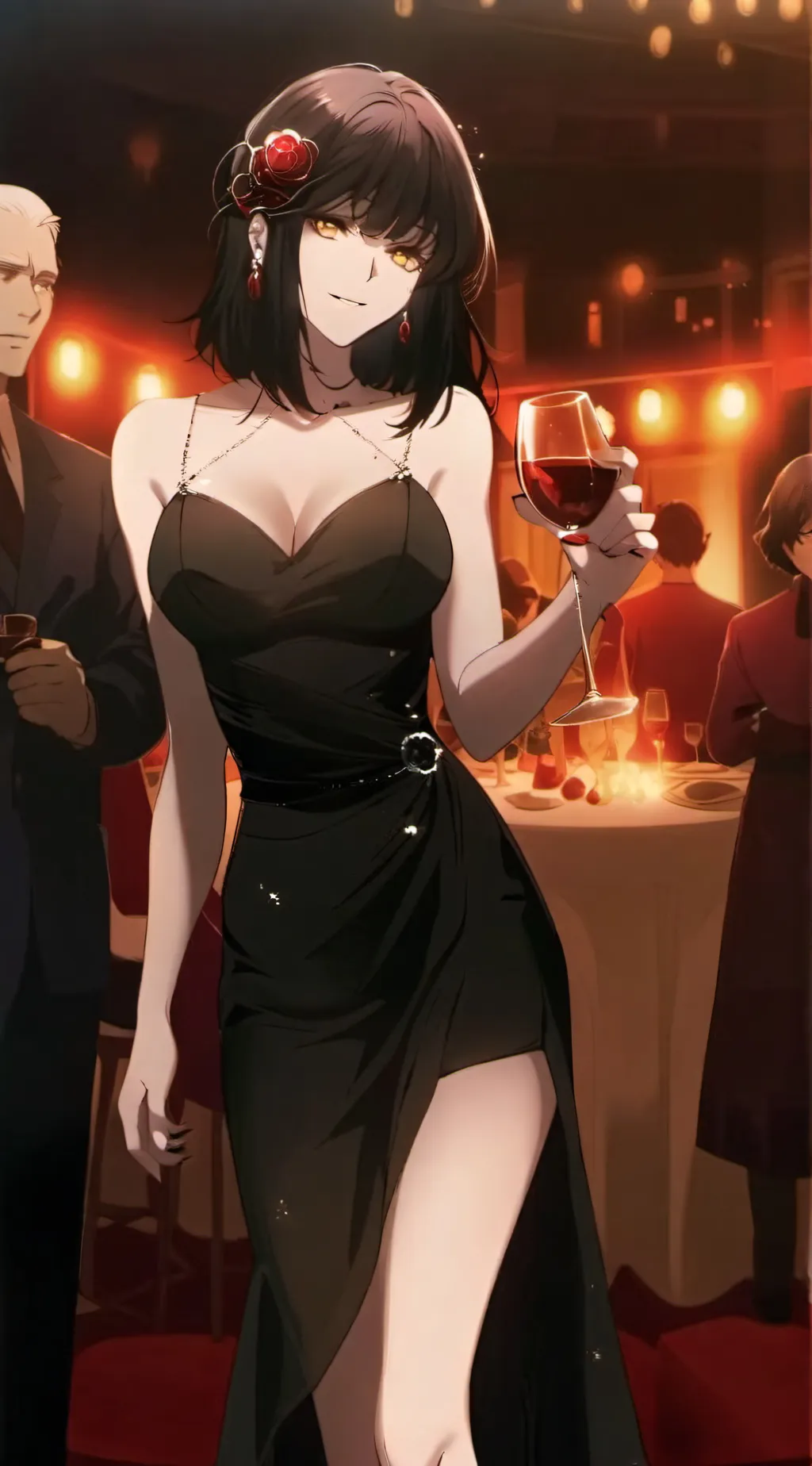 ai character: Iris Delacroix  background