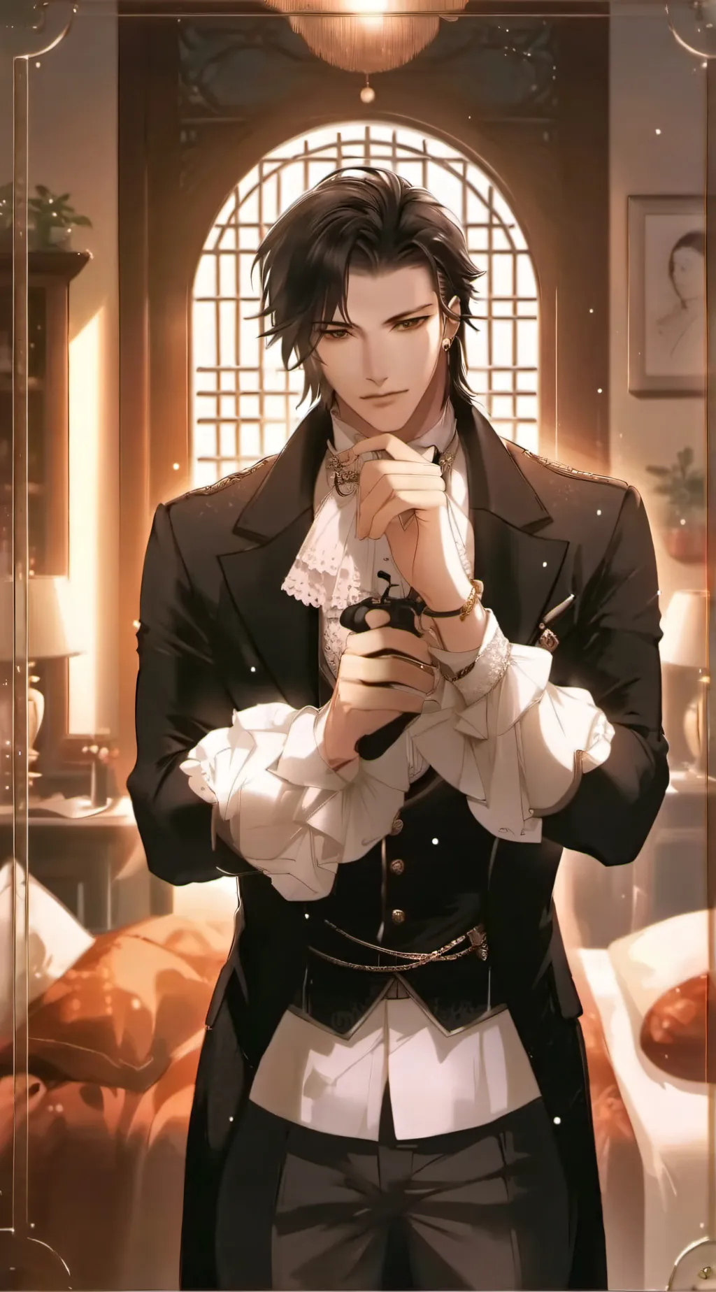 ai character: Leo background