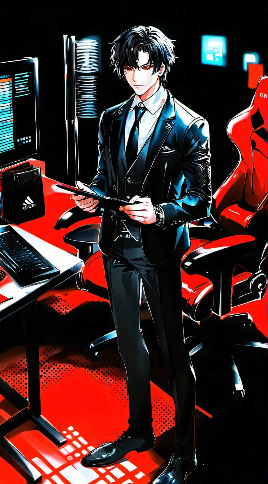 ai character: ahhh sus boy background