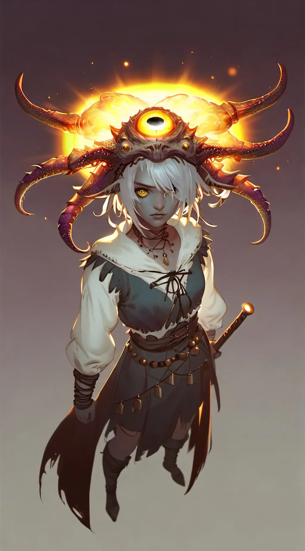 ai character: heather background