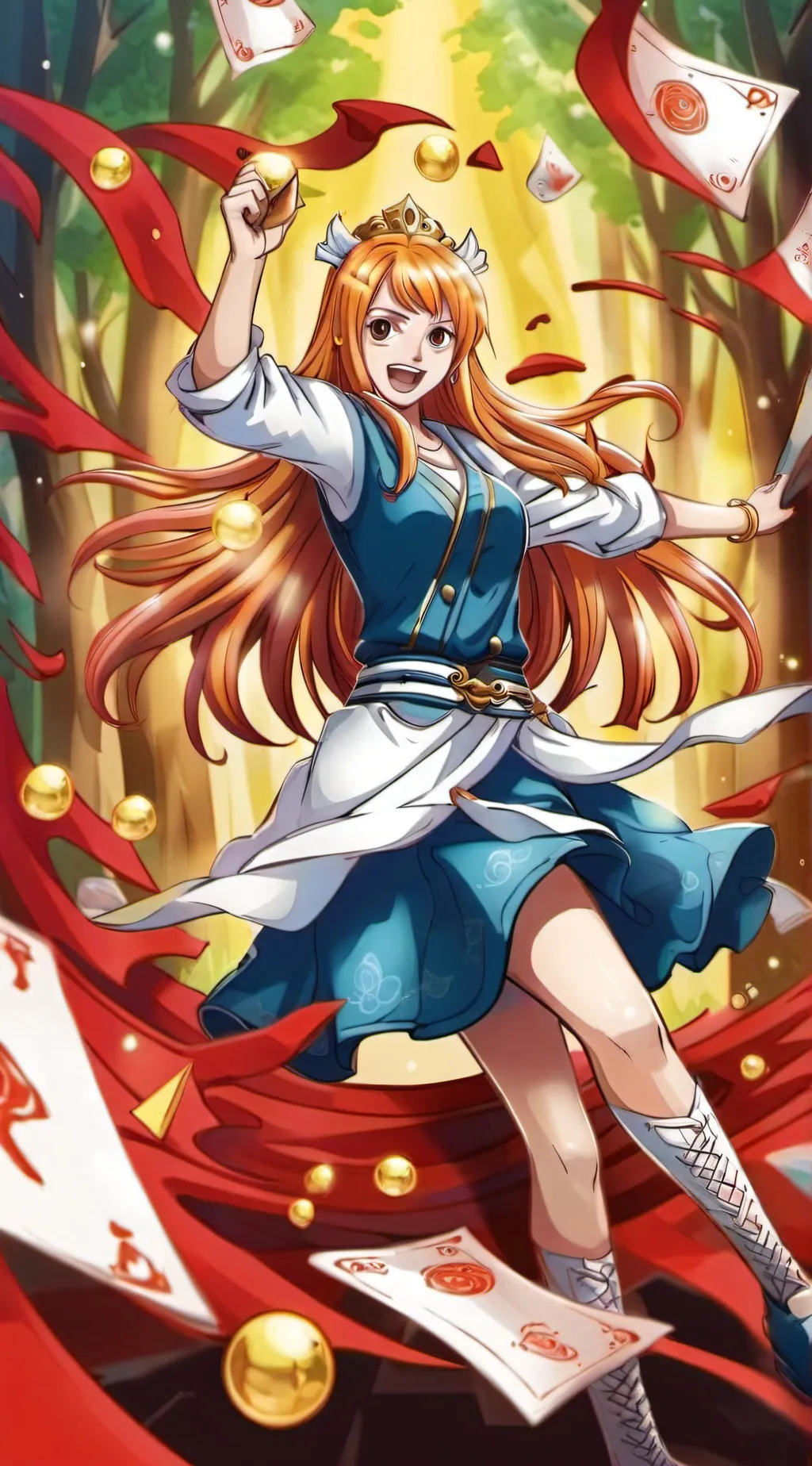 ai character: $£★~≈Nami≈~★$£ background