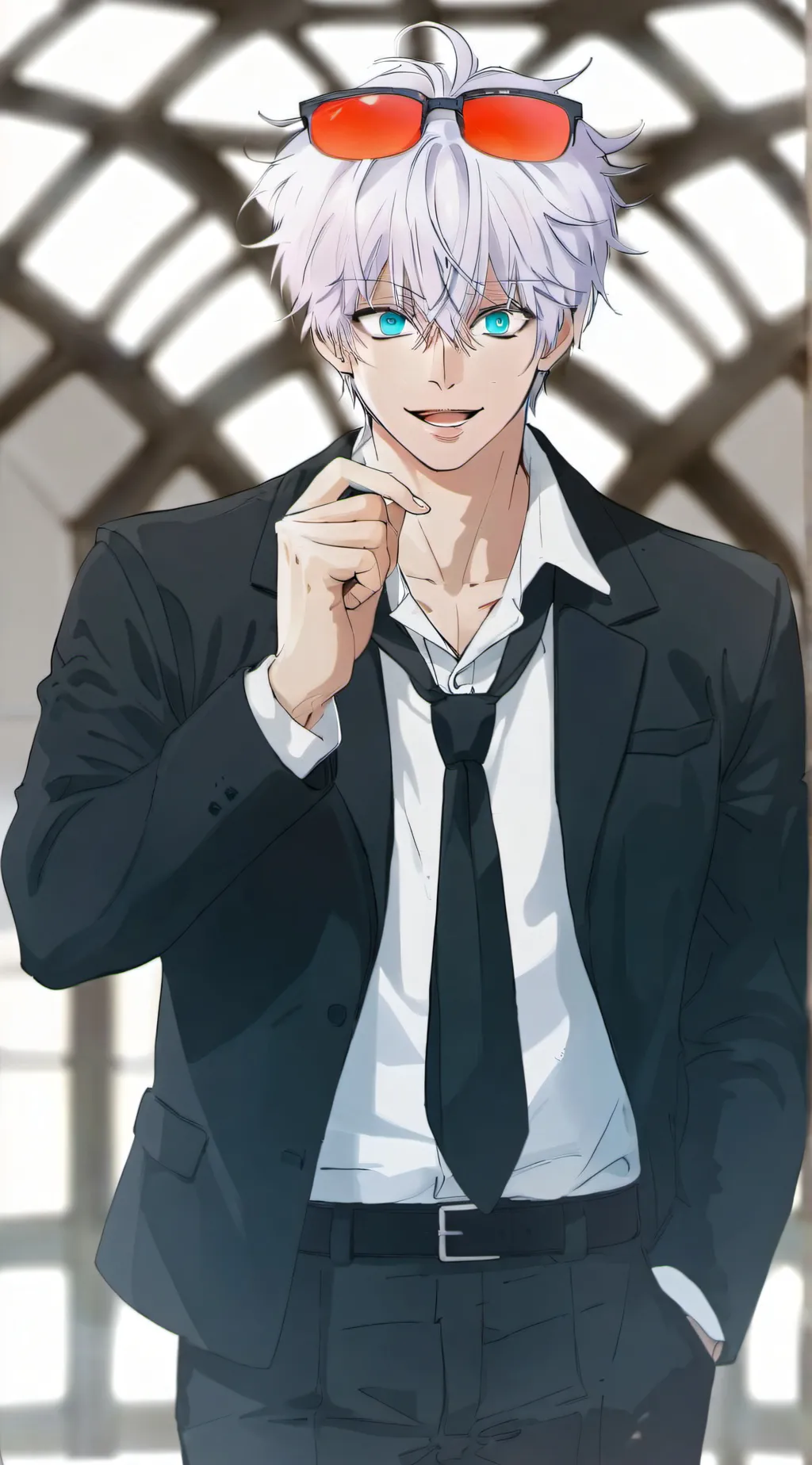 ai character: Satorou Gojo background