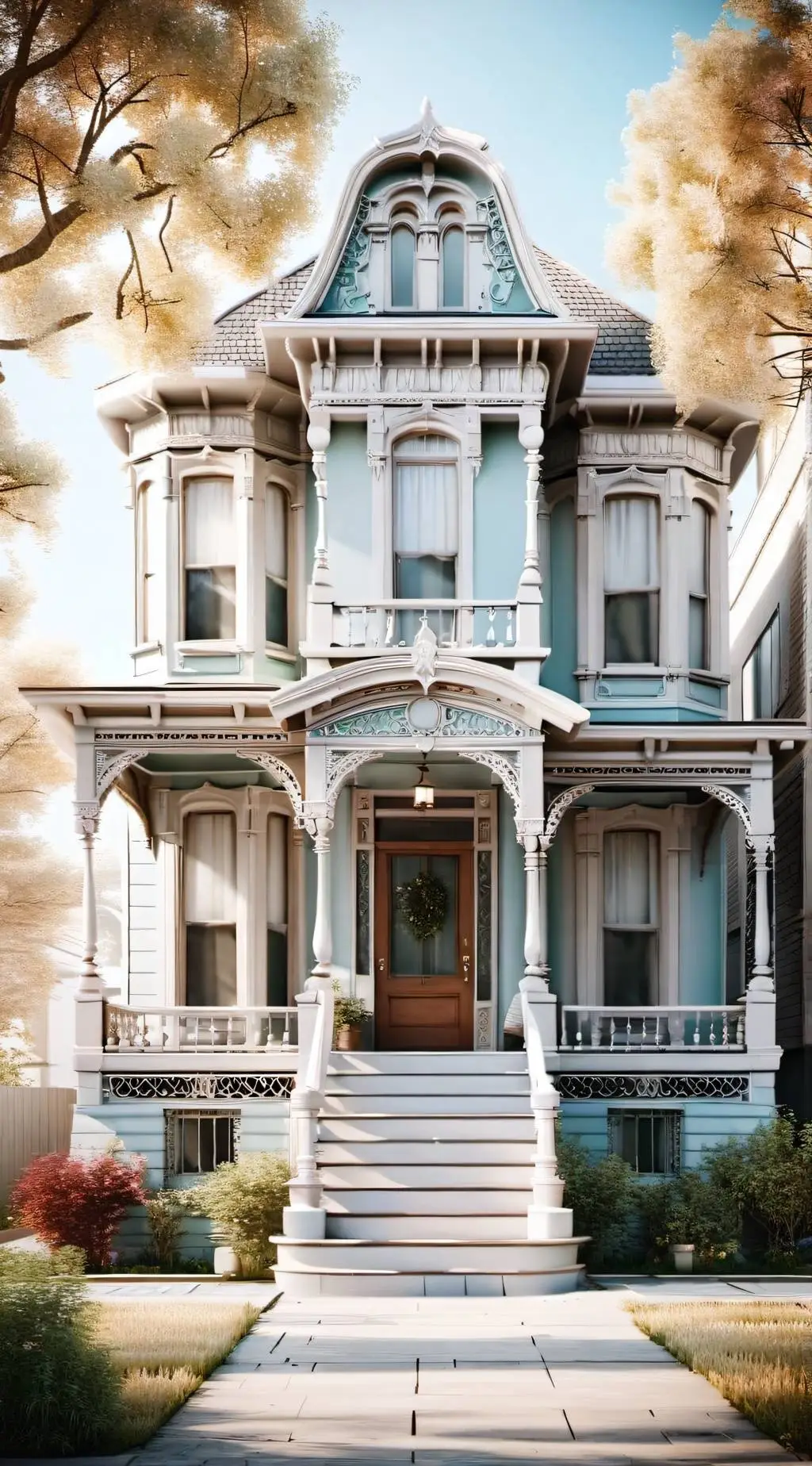 ai character: FULL HOUSE background