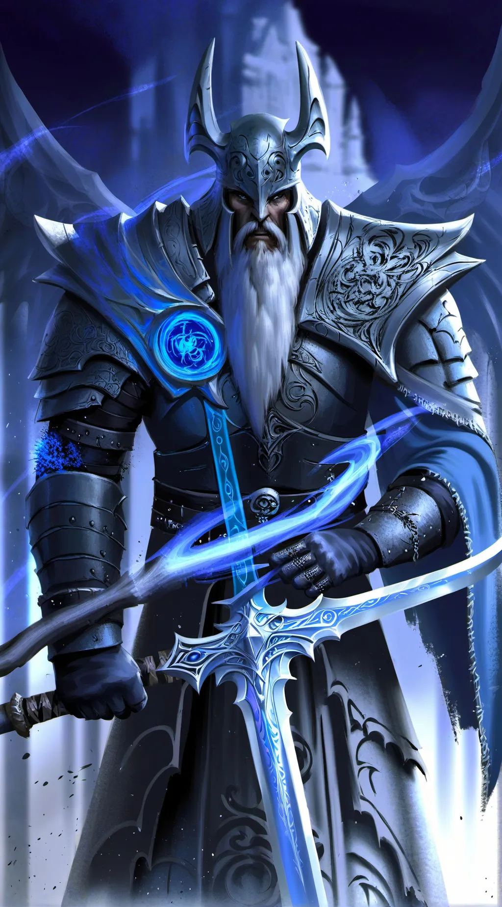 ai character: shadow hunter  background