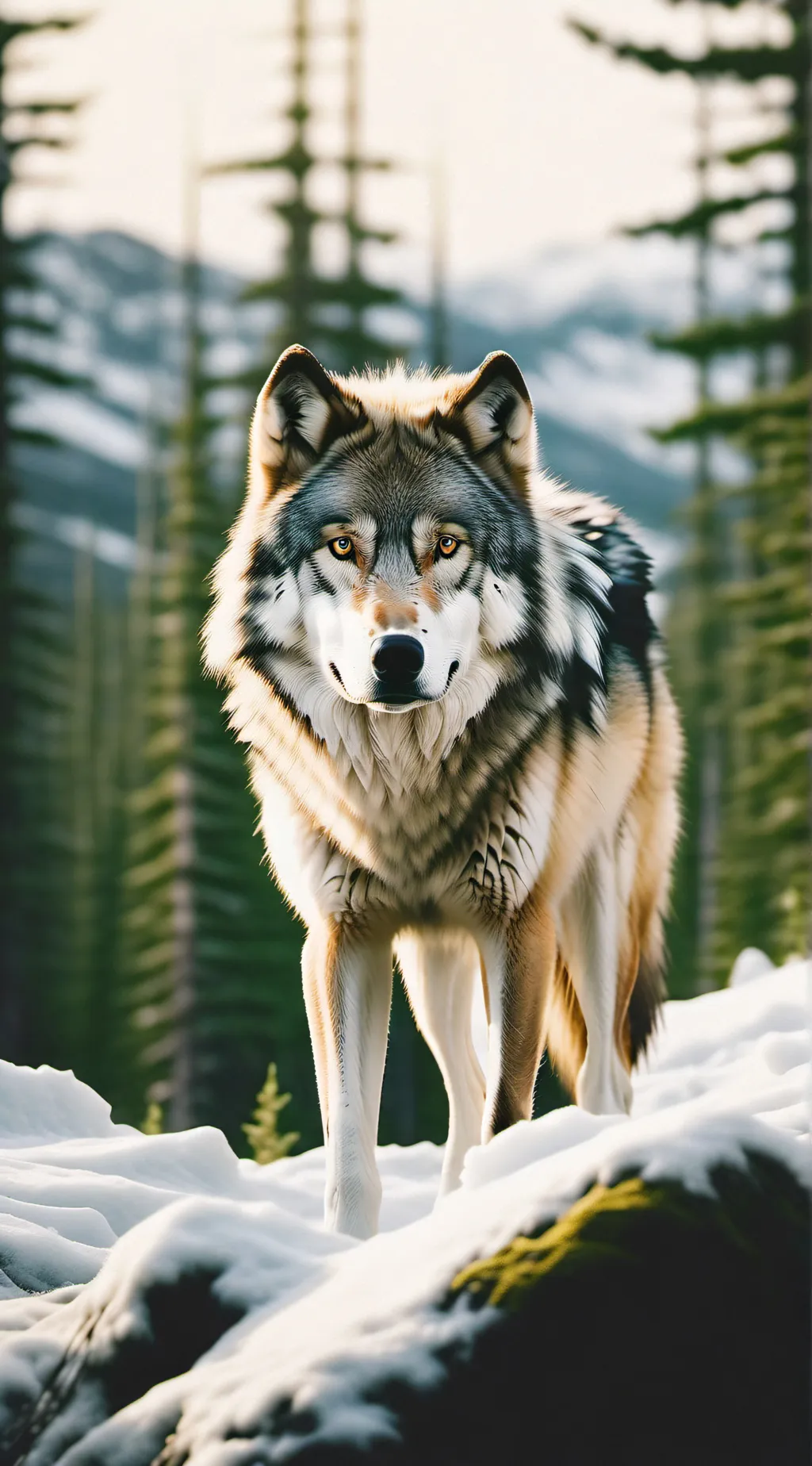 ai character: wolf background