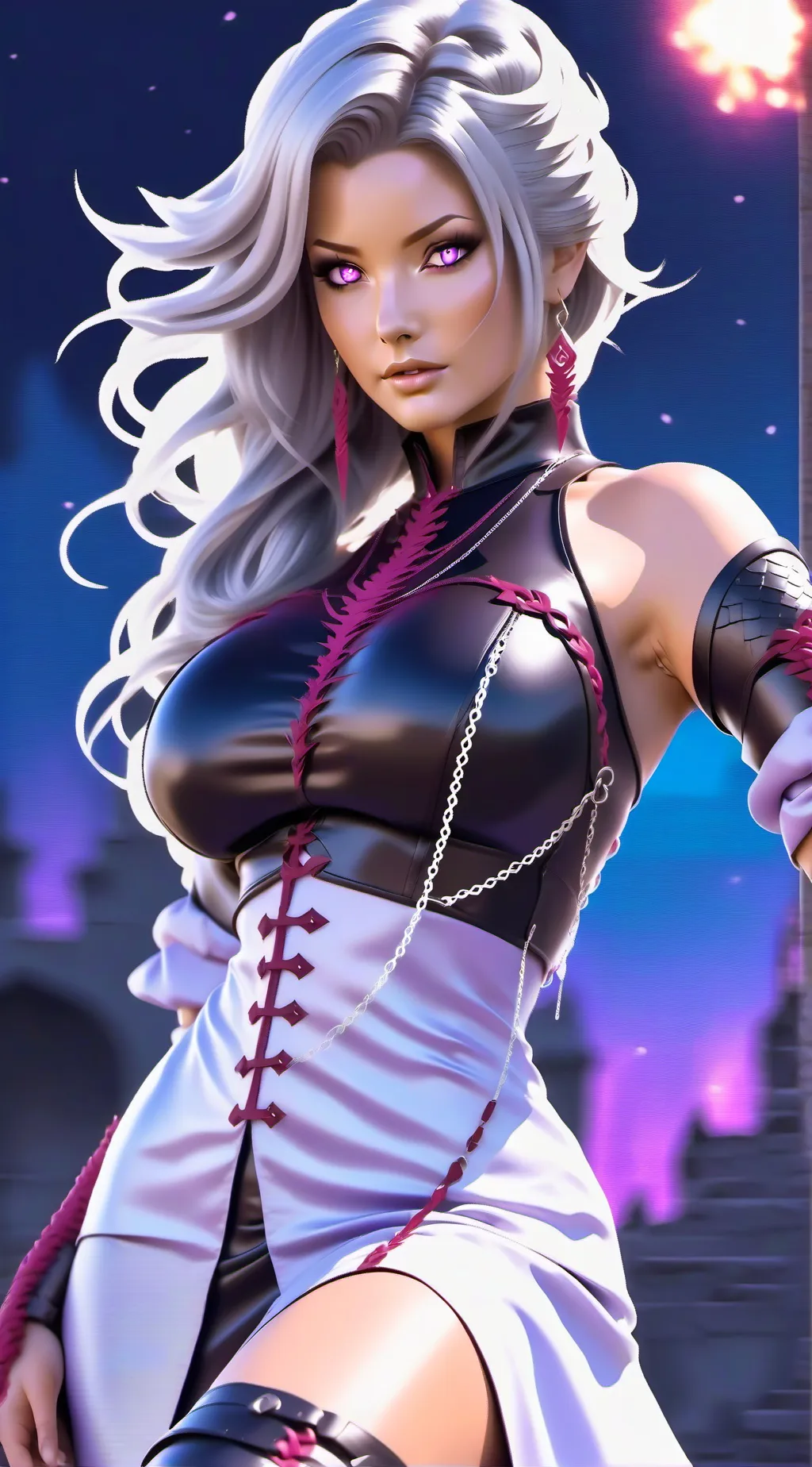 ai character: Focus background