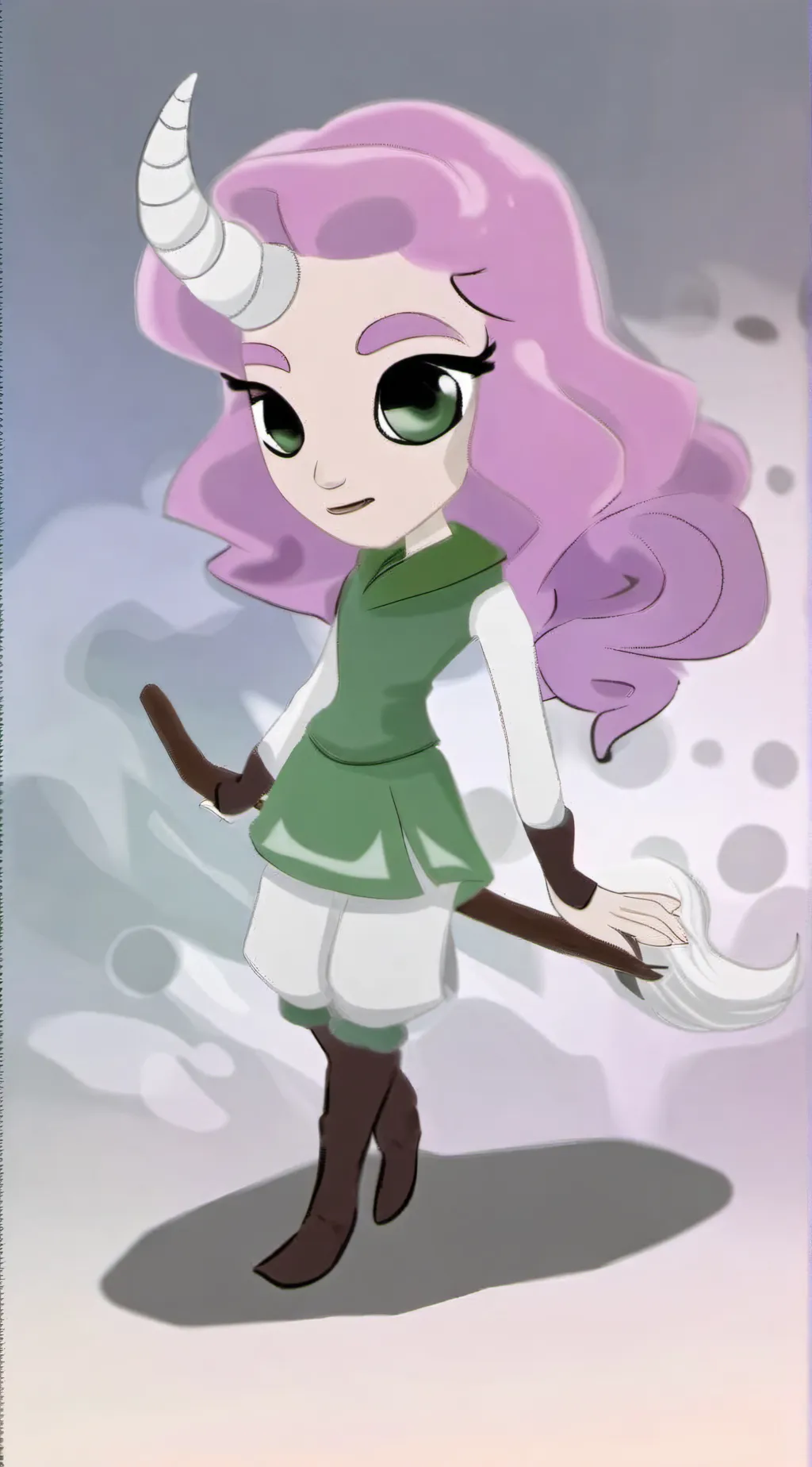 ai character: human sweetiebelle background