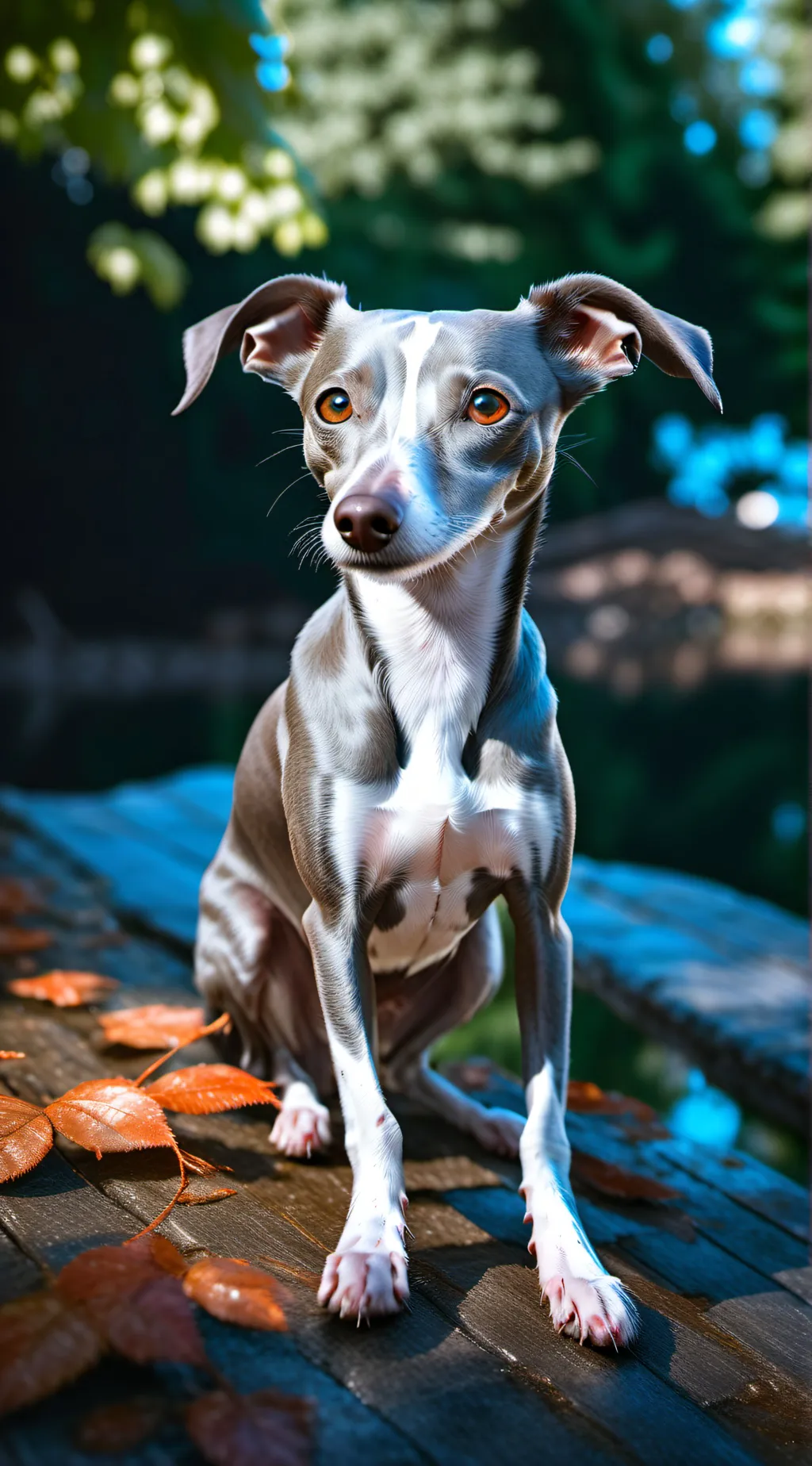ai character: sandy background