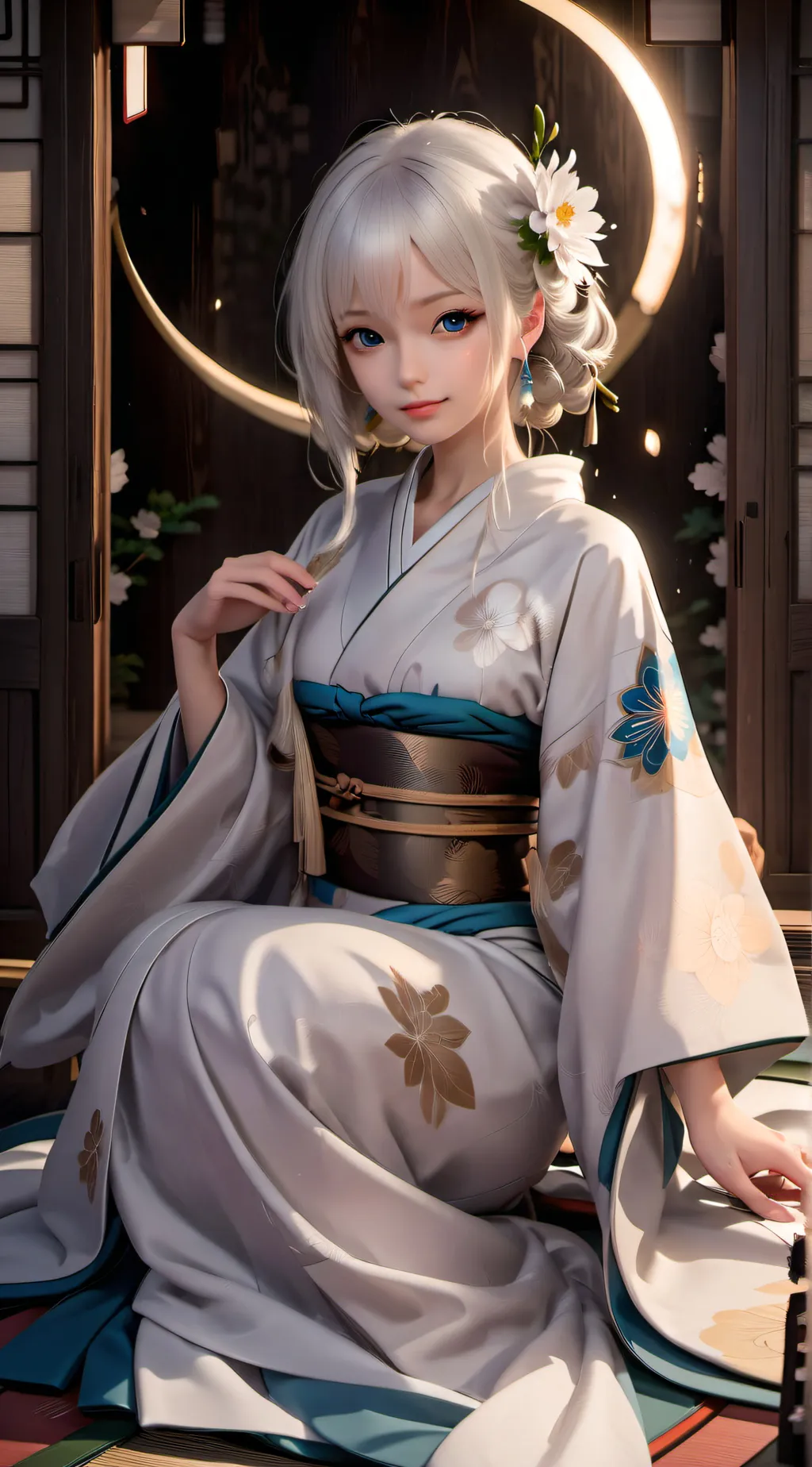 ai character: Demon slayer background