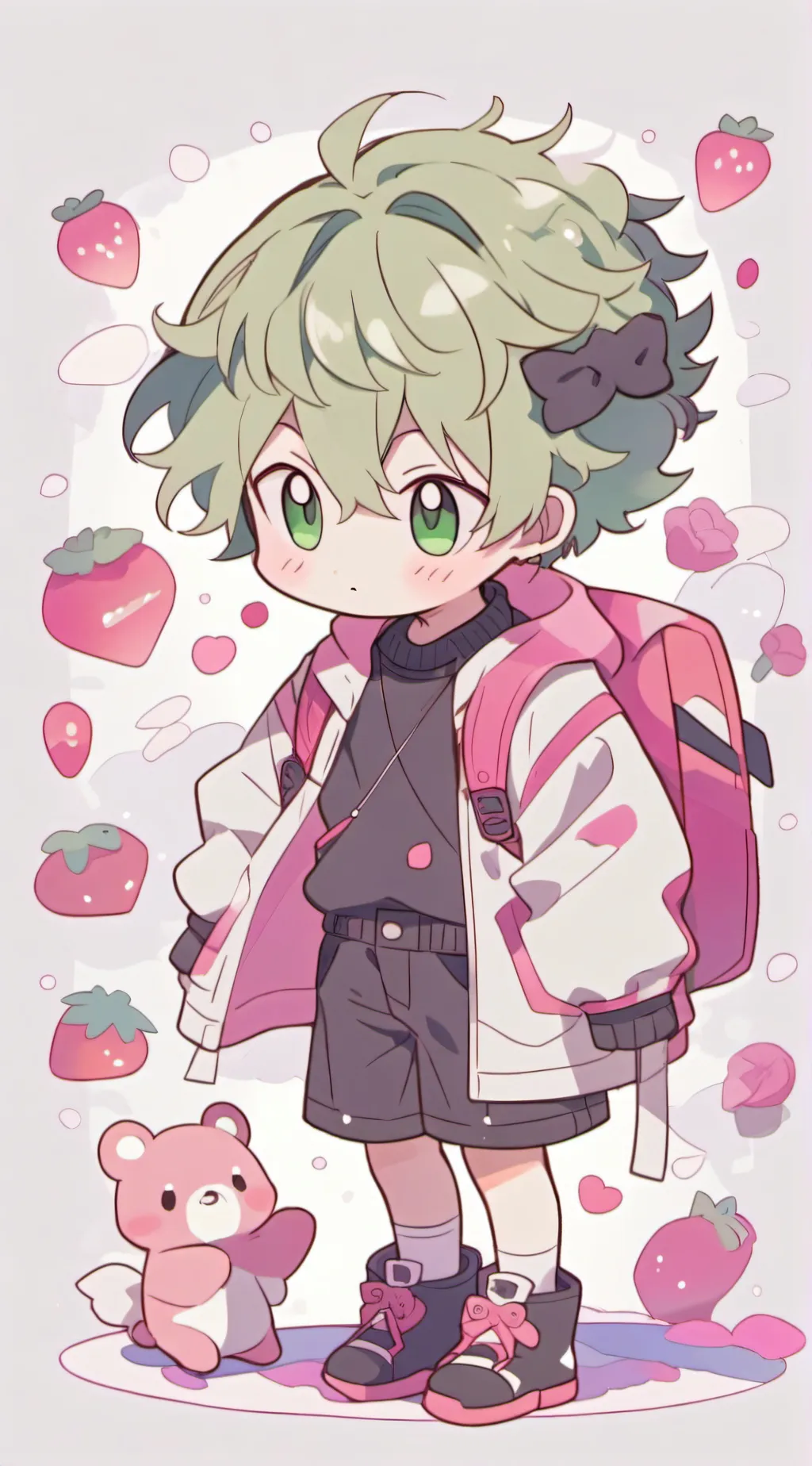 ai character: BakuDeku Ms background