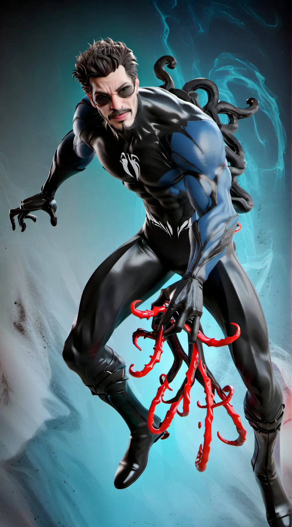 ai character: Mr. FANtvenom background