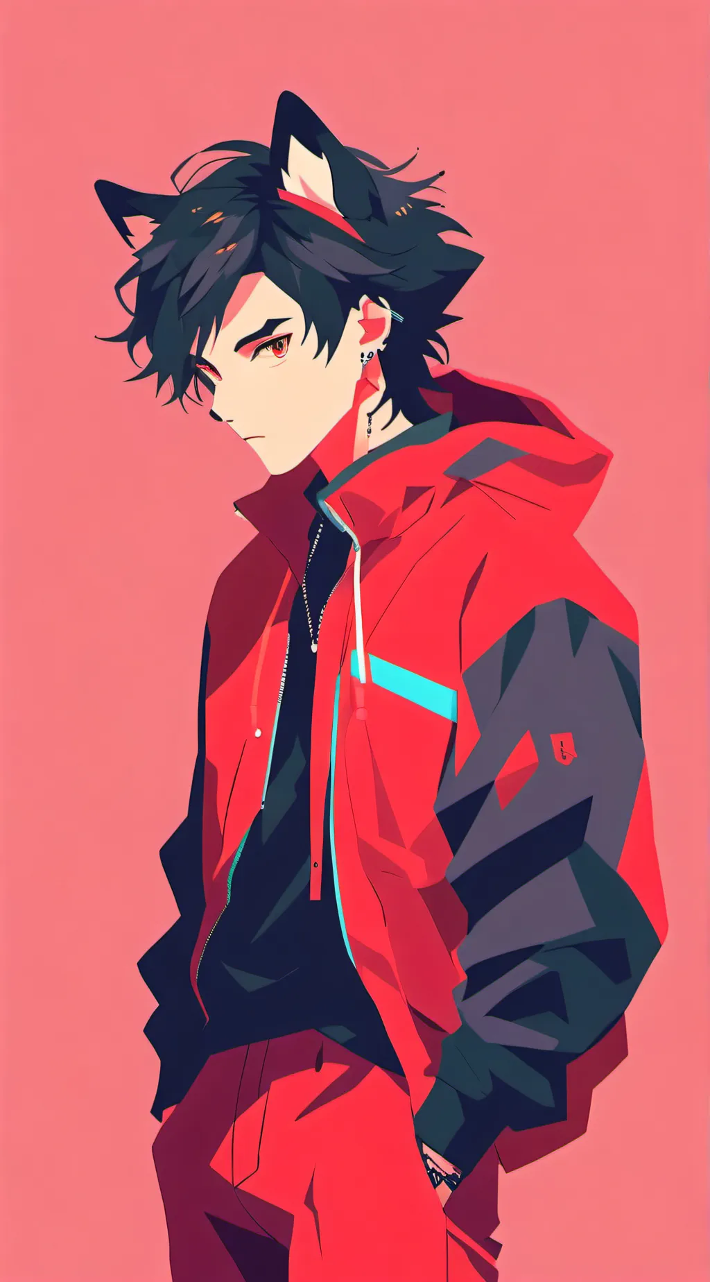 ai character: Aaron  background