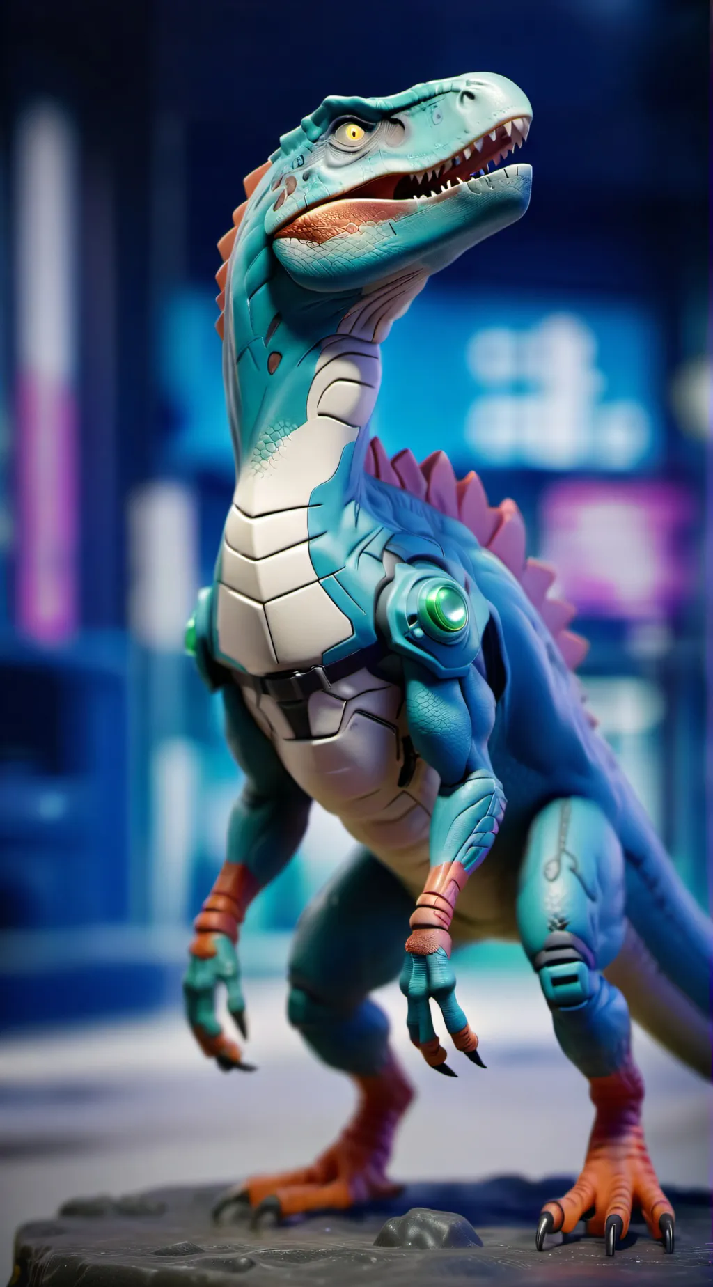 ai character: clever girl  background