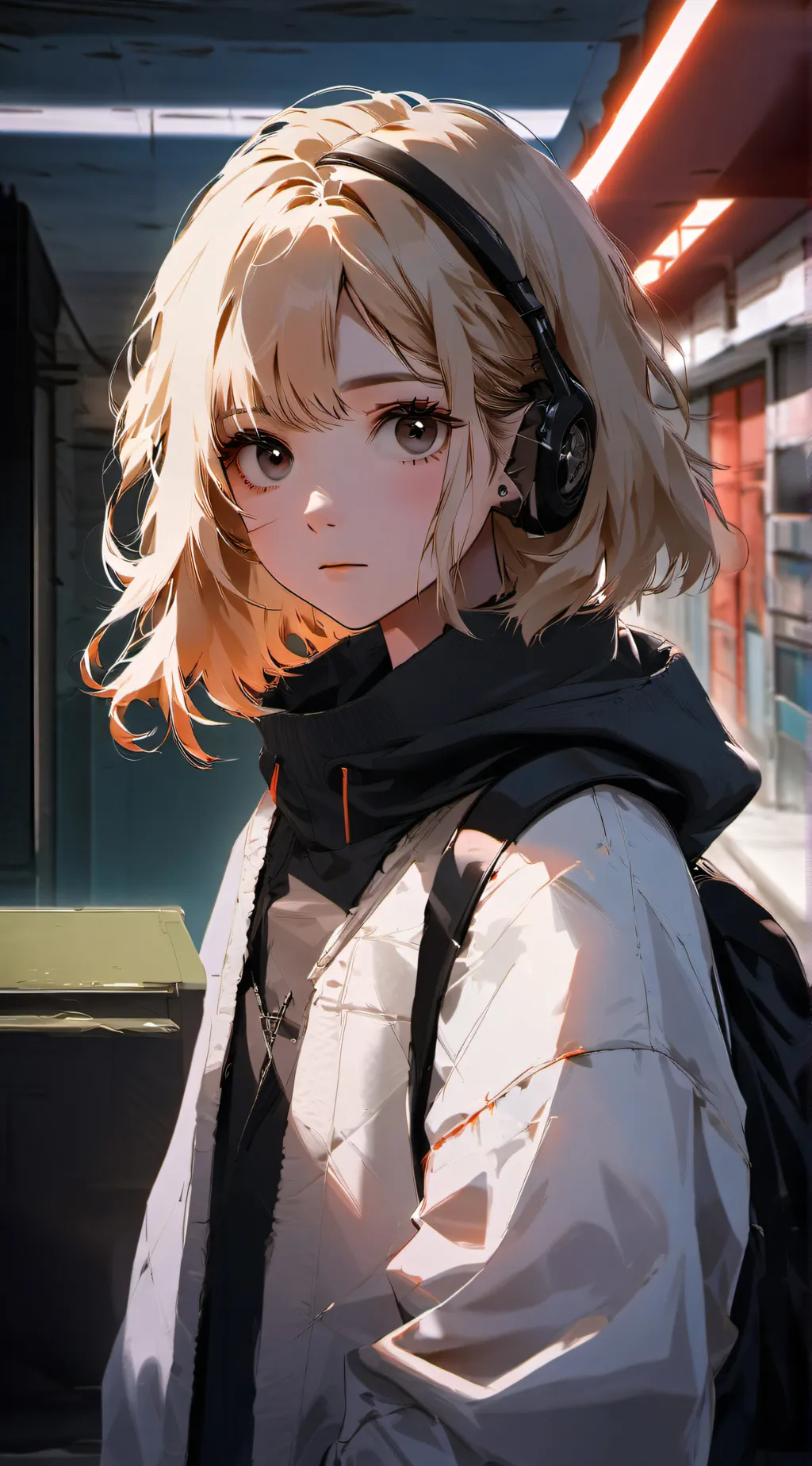 ai character: MHA singer girl background