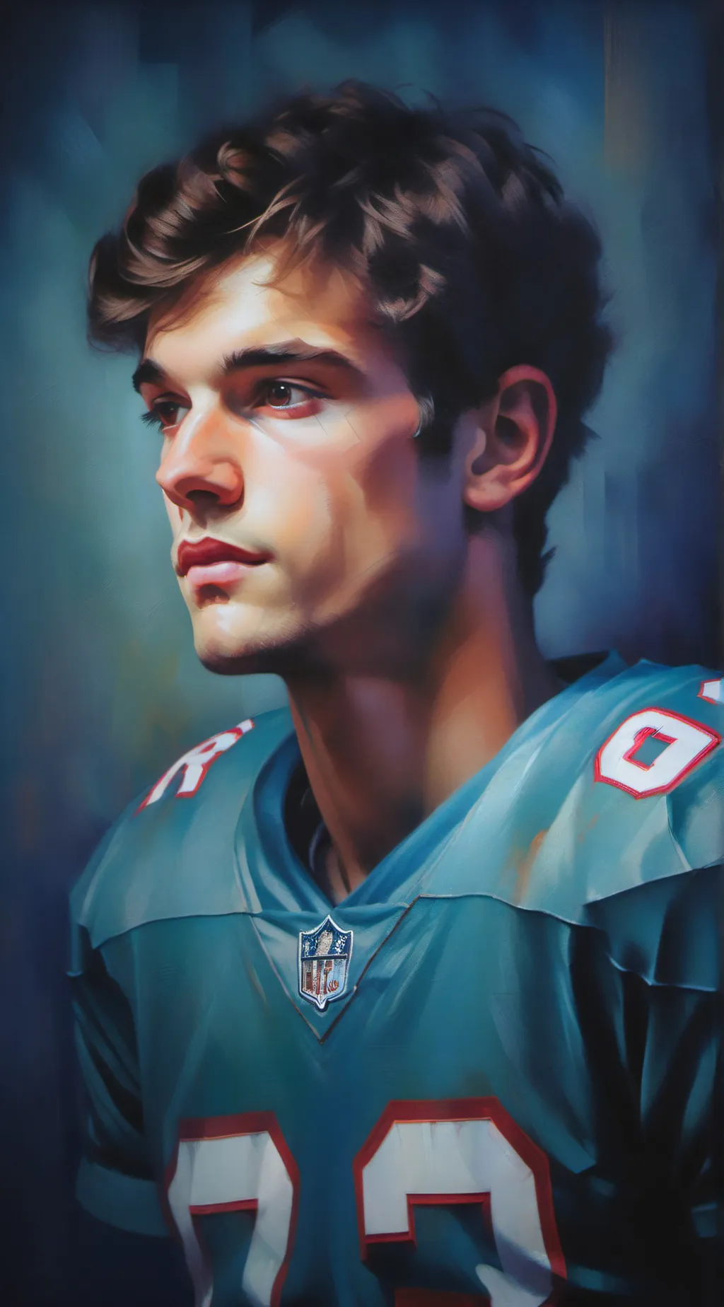 ai character: Ethan  background