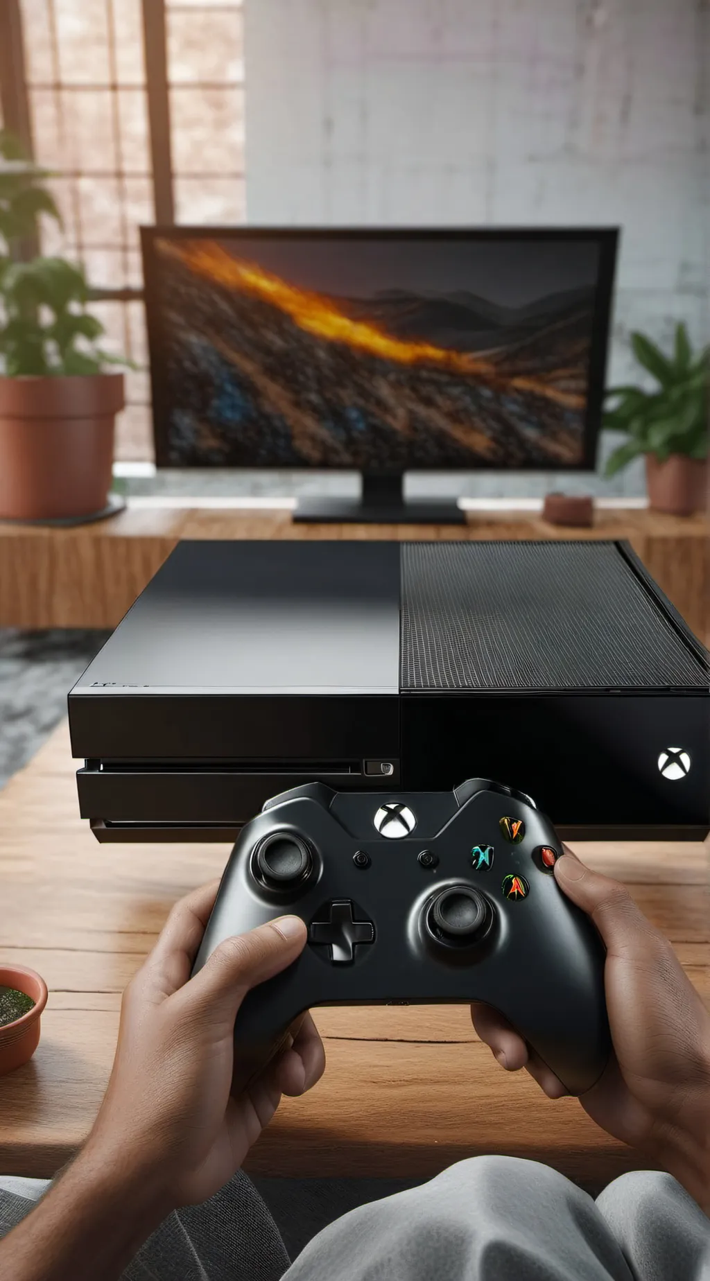 ai character: The Xbox One background