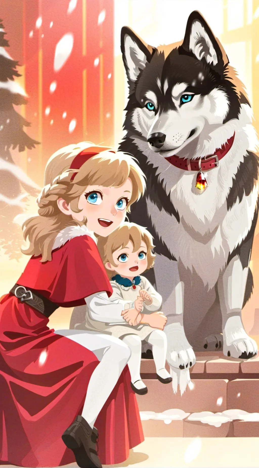 ai character: Brook, Daisy, Lola background