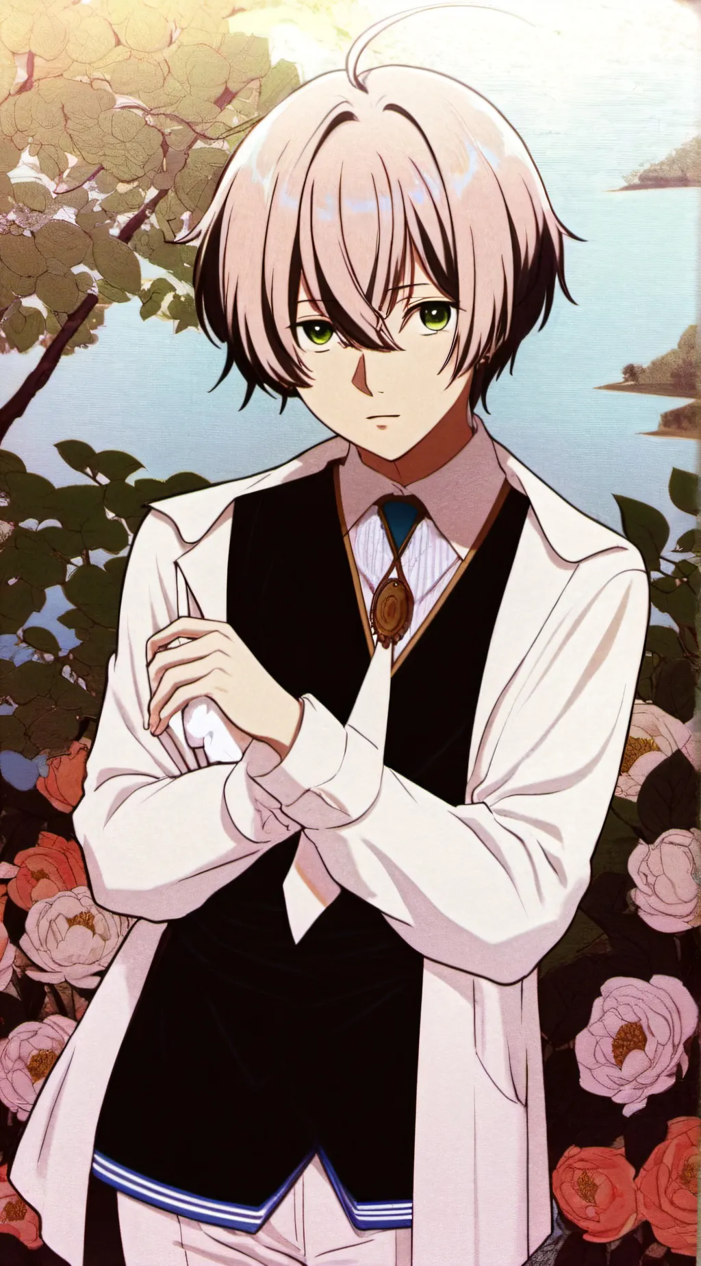 ai character: ash background