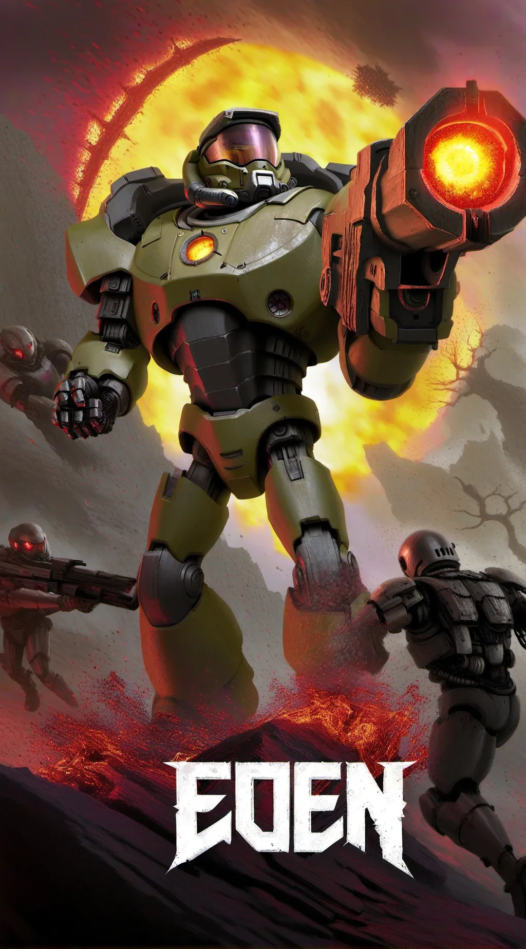 ai character: DoomGuy background