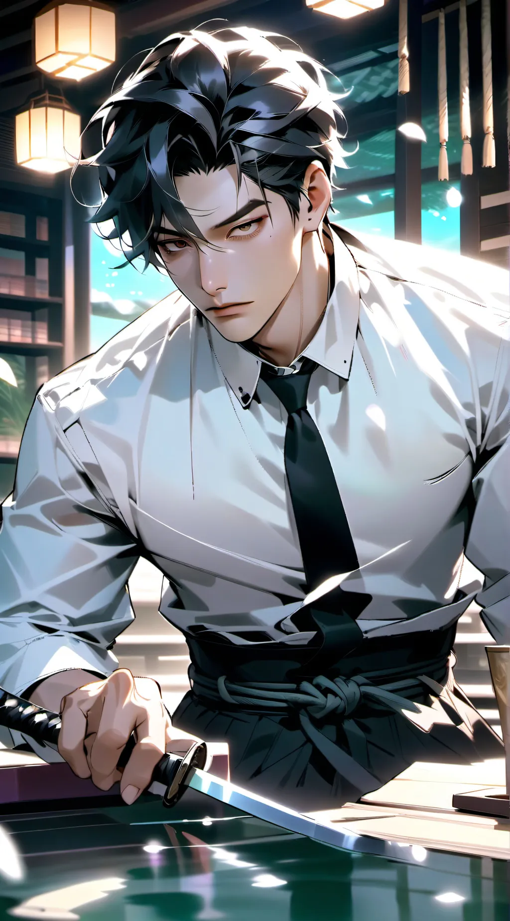ai character: Devin background