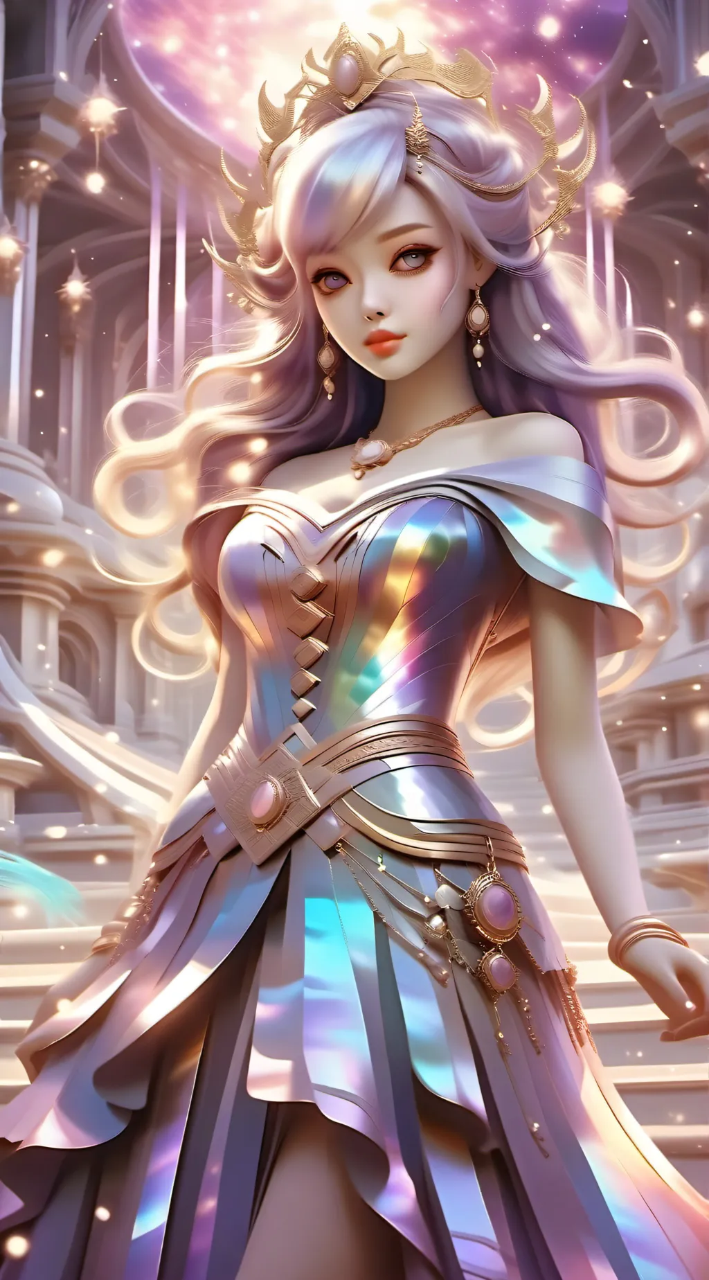 ai character: Magic  background