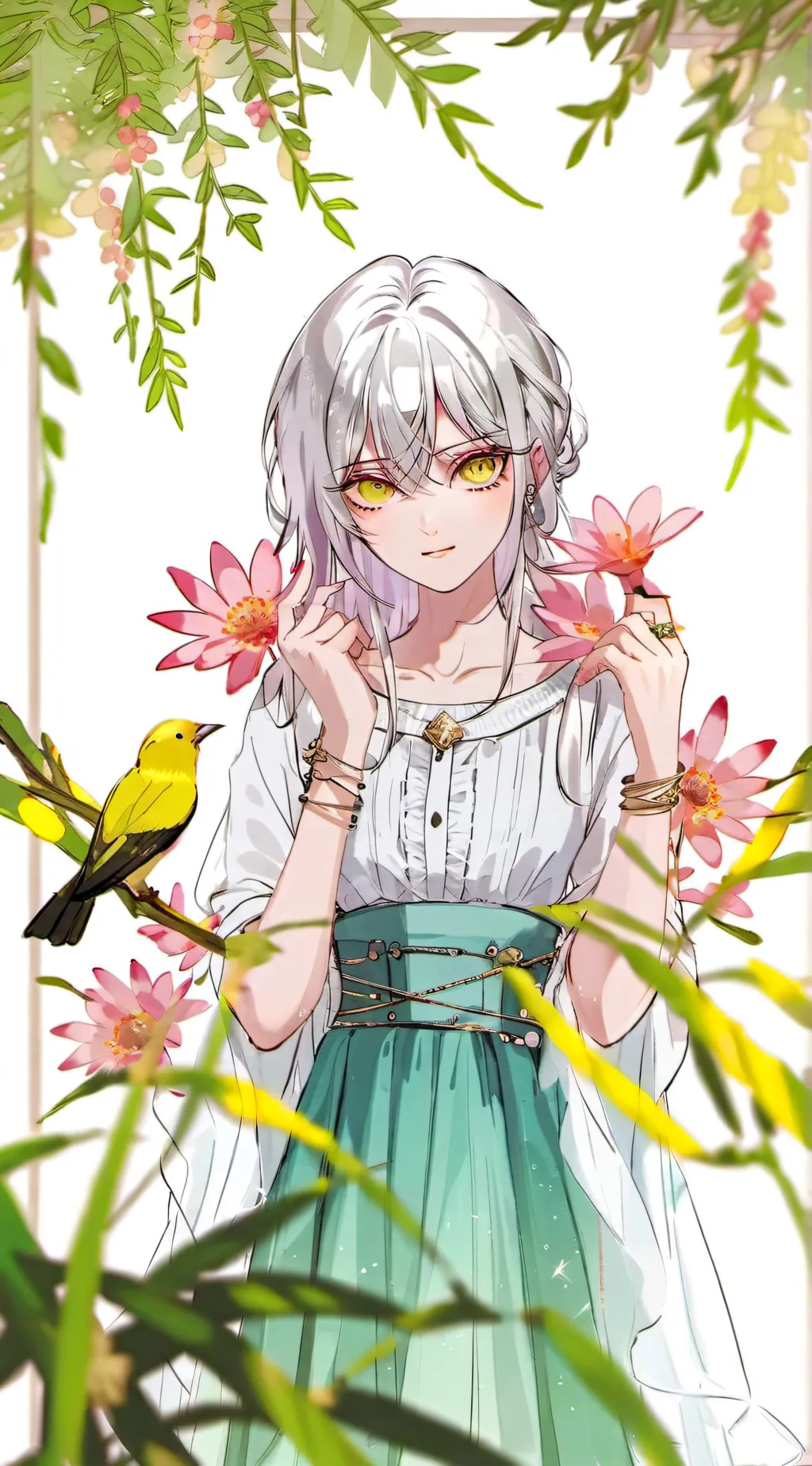 ai character: Eva  background