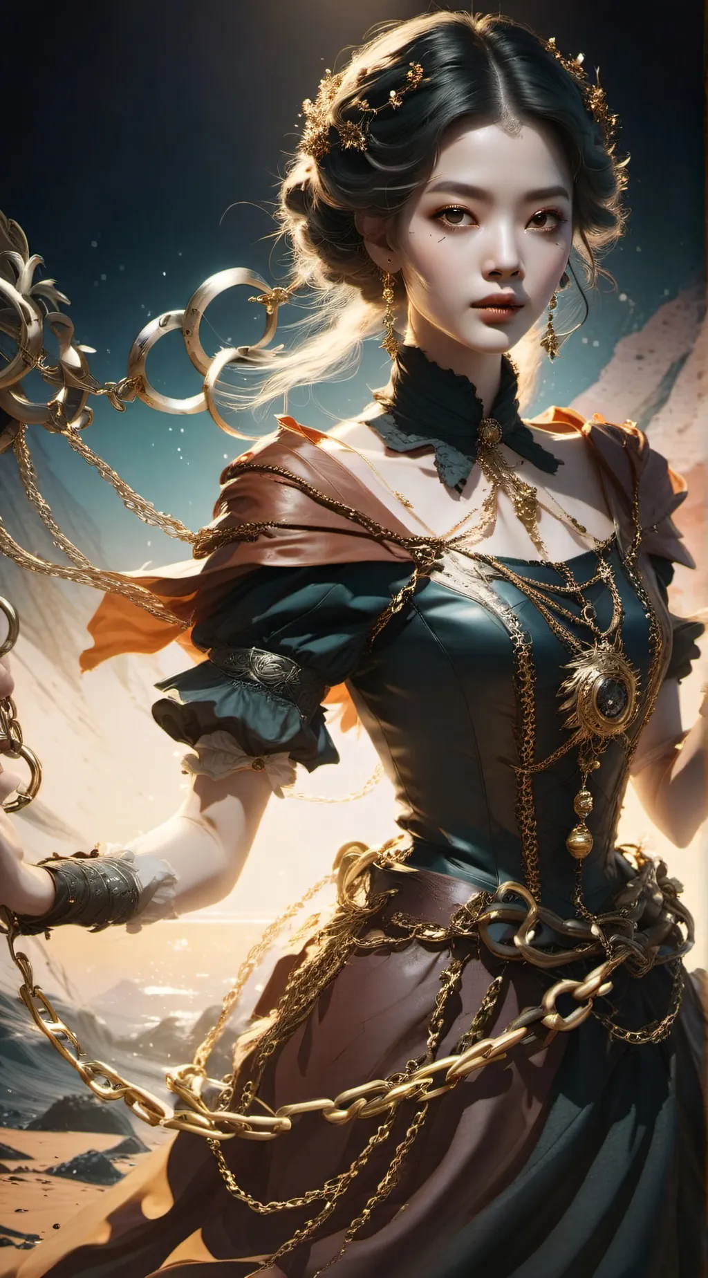 ai character: princess  background
