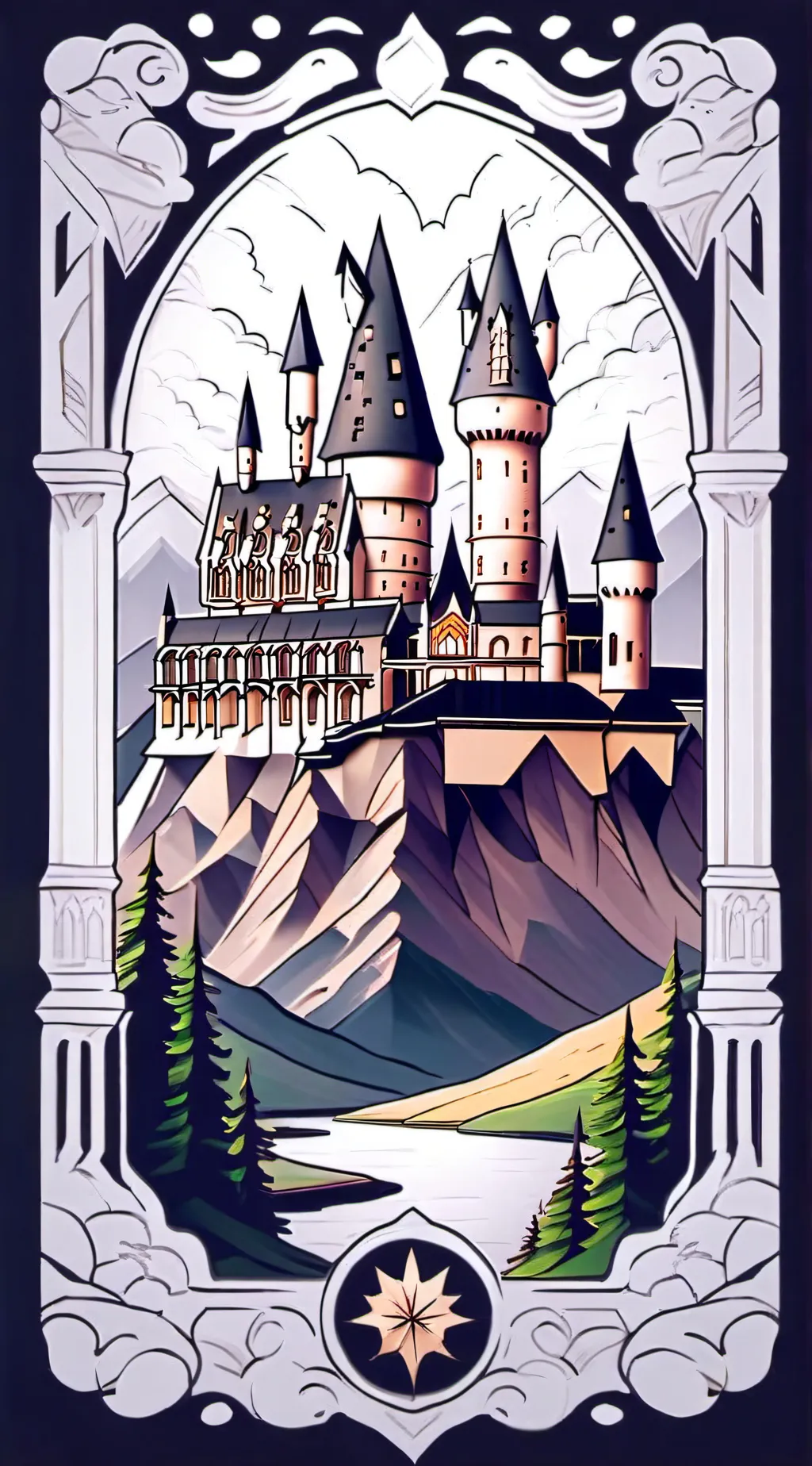 ai character: hogwarts background