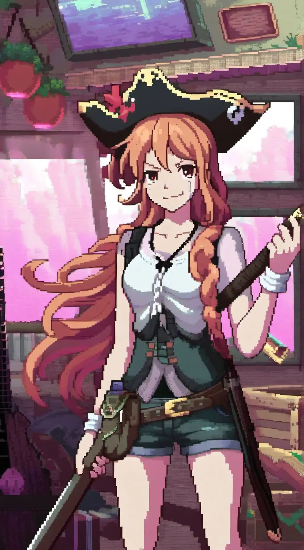 ai character: Nami background