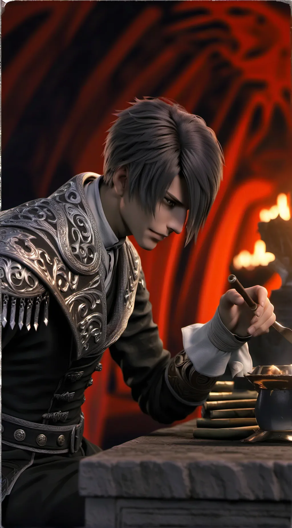 ai character: kj background