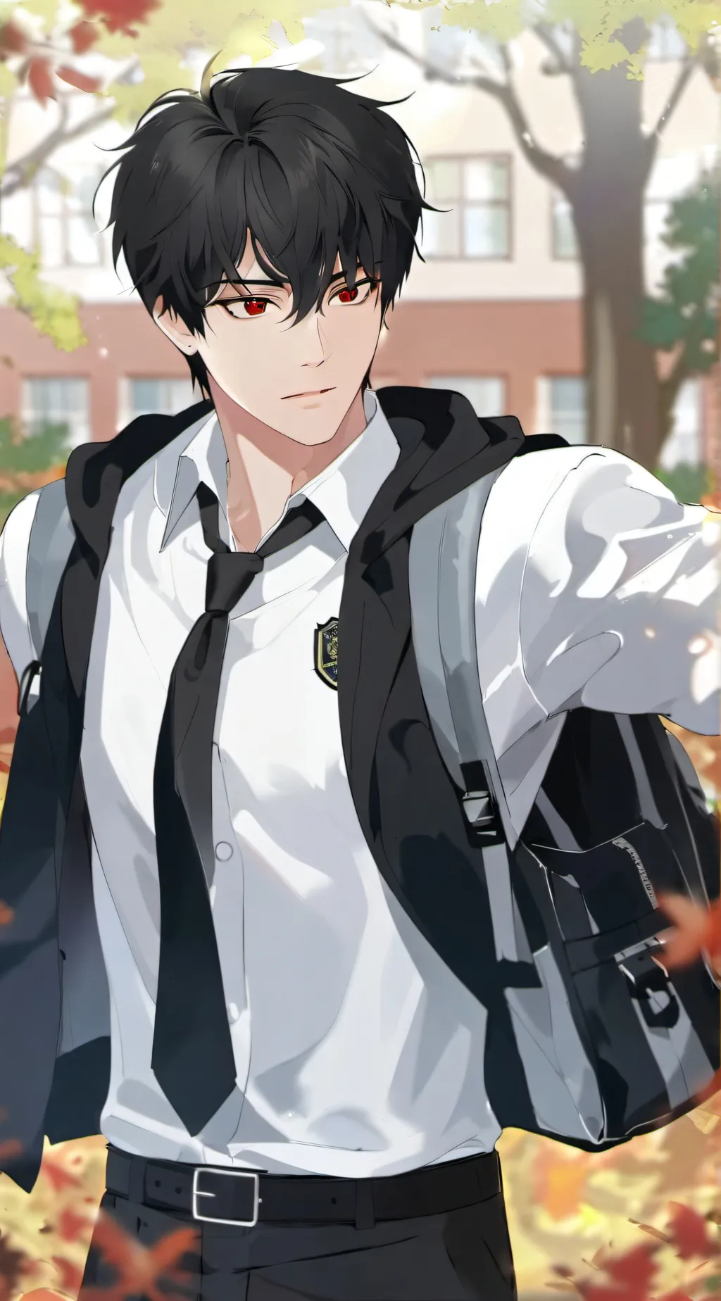 ai character: Aaron  background