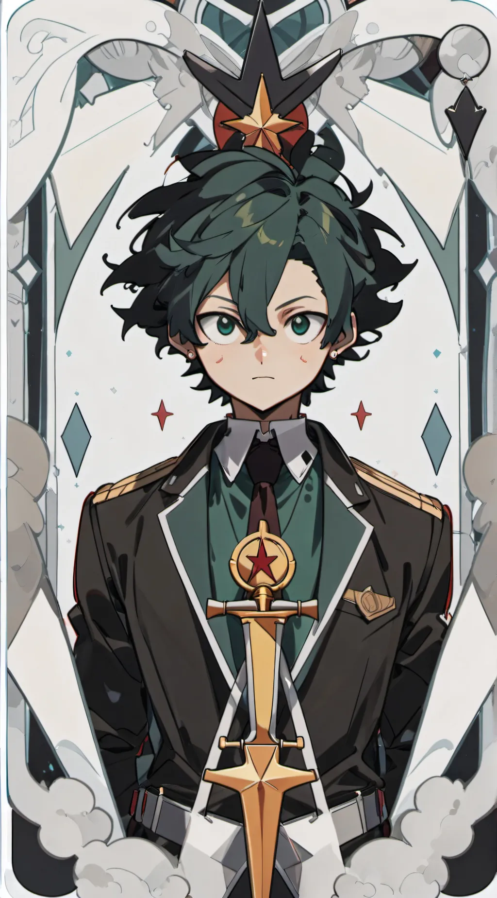 ai character: my hero academia  background