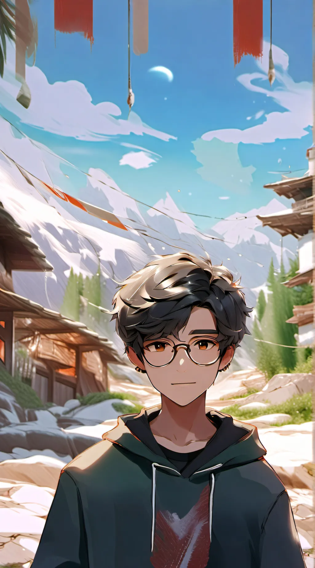 ai character: Aiden  background