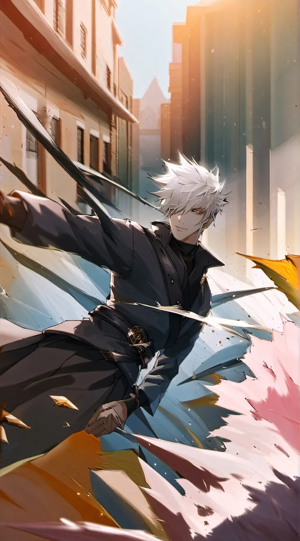 ai character: Gojo Satorou background