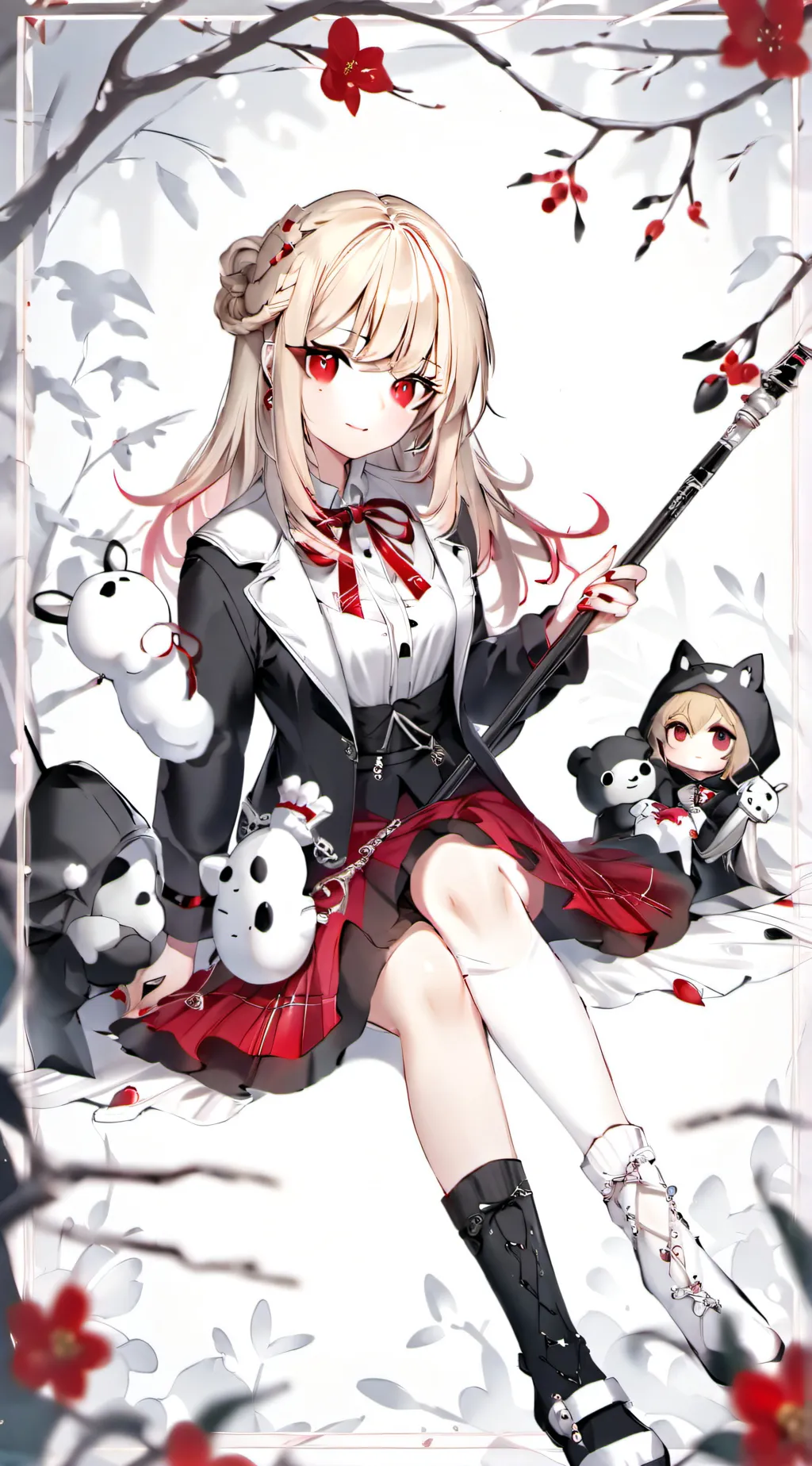 ai character: Luna background