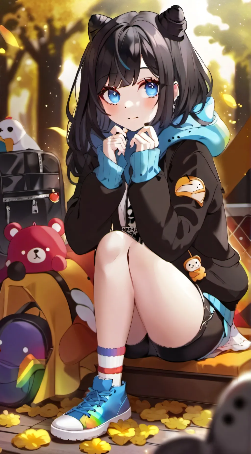 ai character: Luna  background