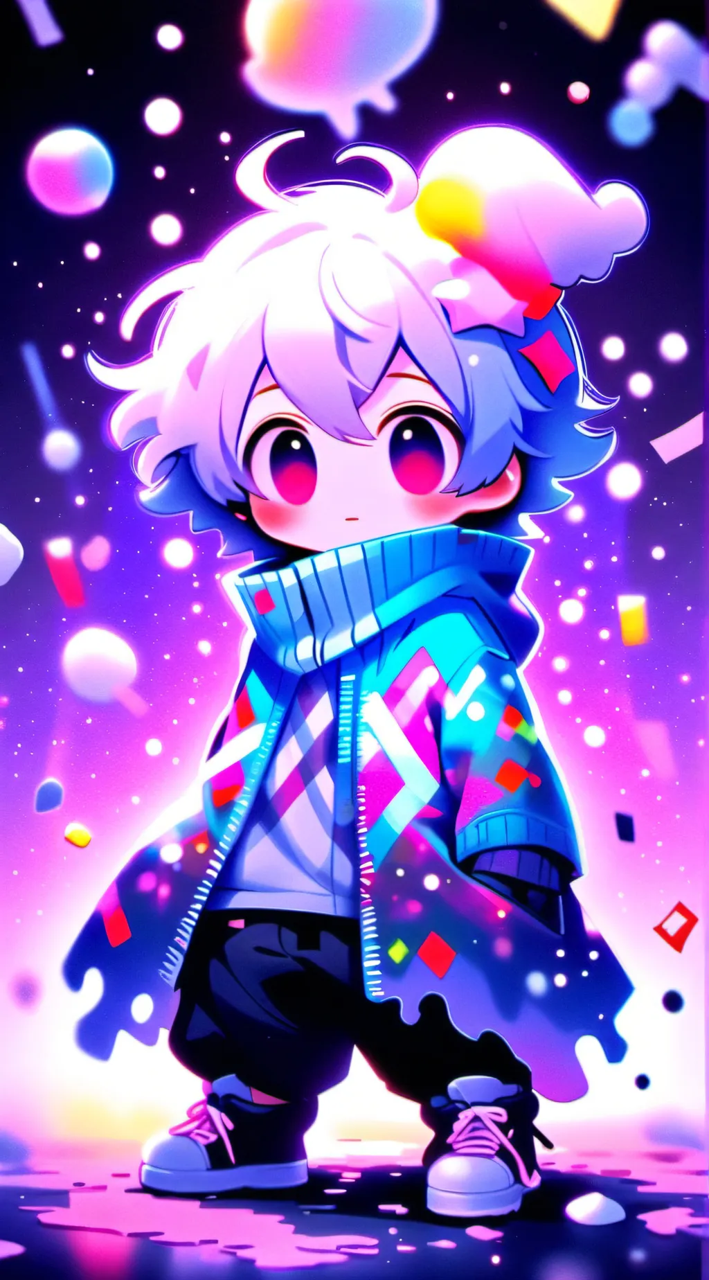 ai character: YIPPEE  background