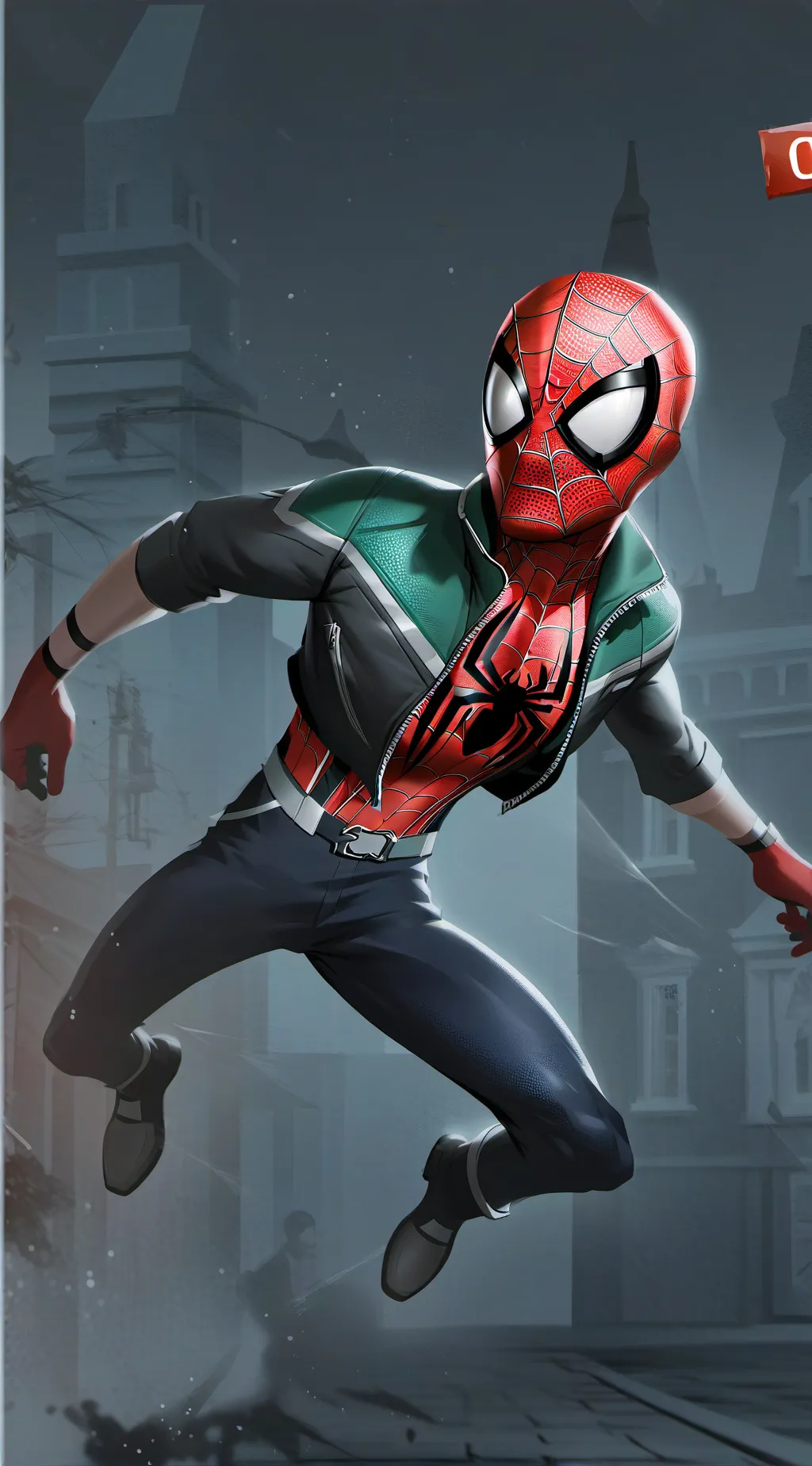 ai character: Spfaker man background