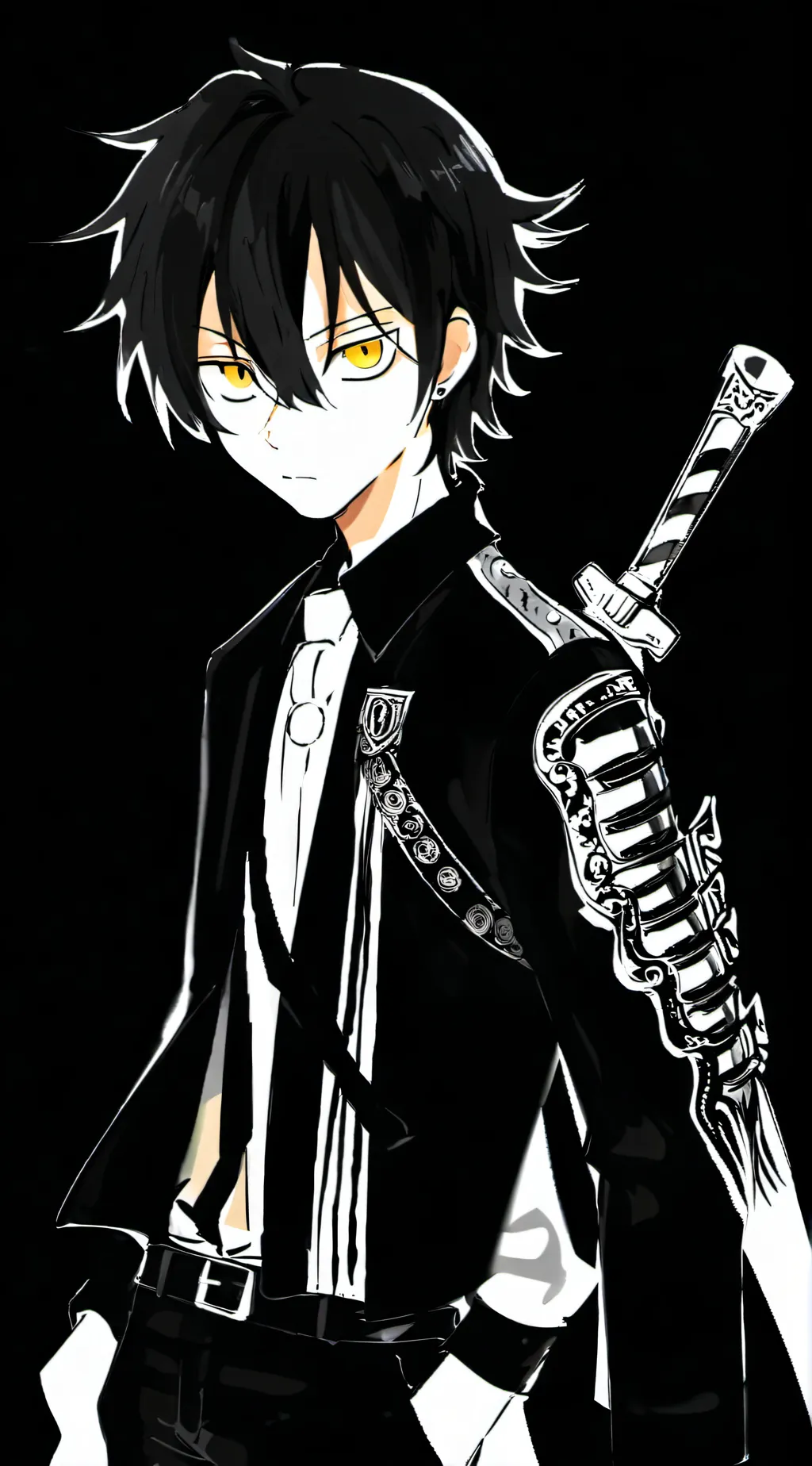 ai character: Death the kid background