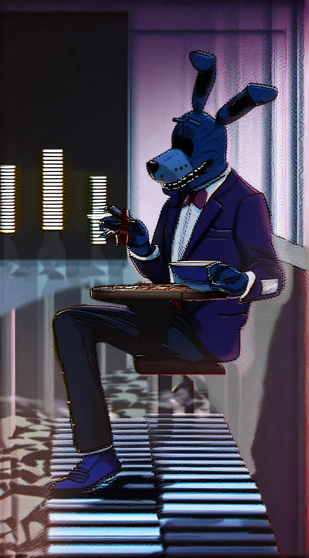 ai character: Bonnie background