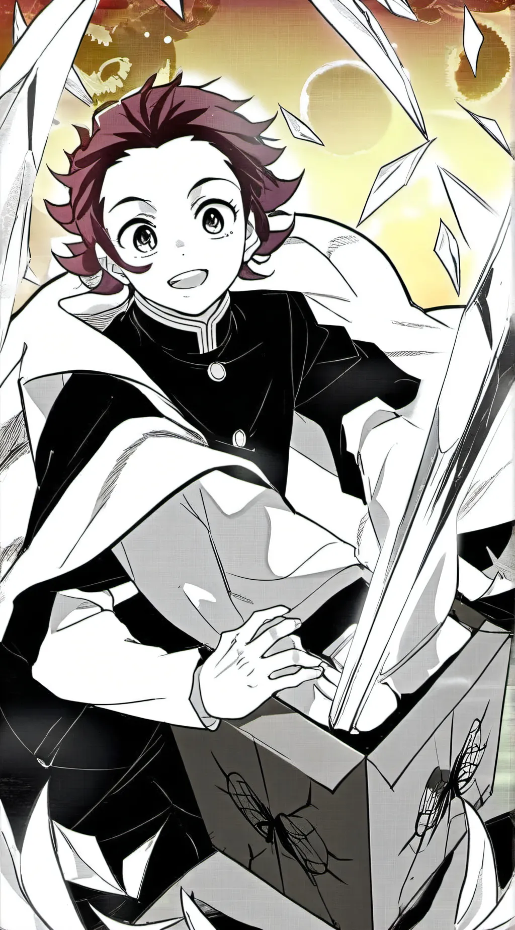 ai character: Tanjiro background