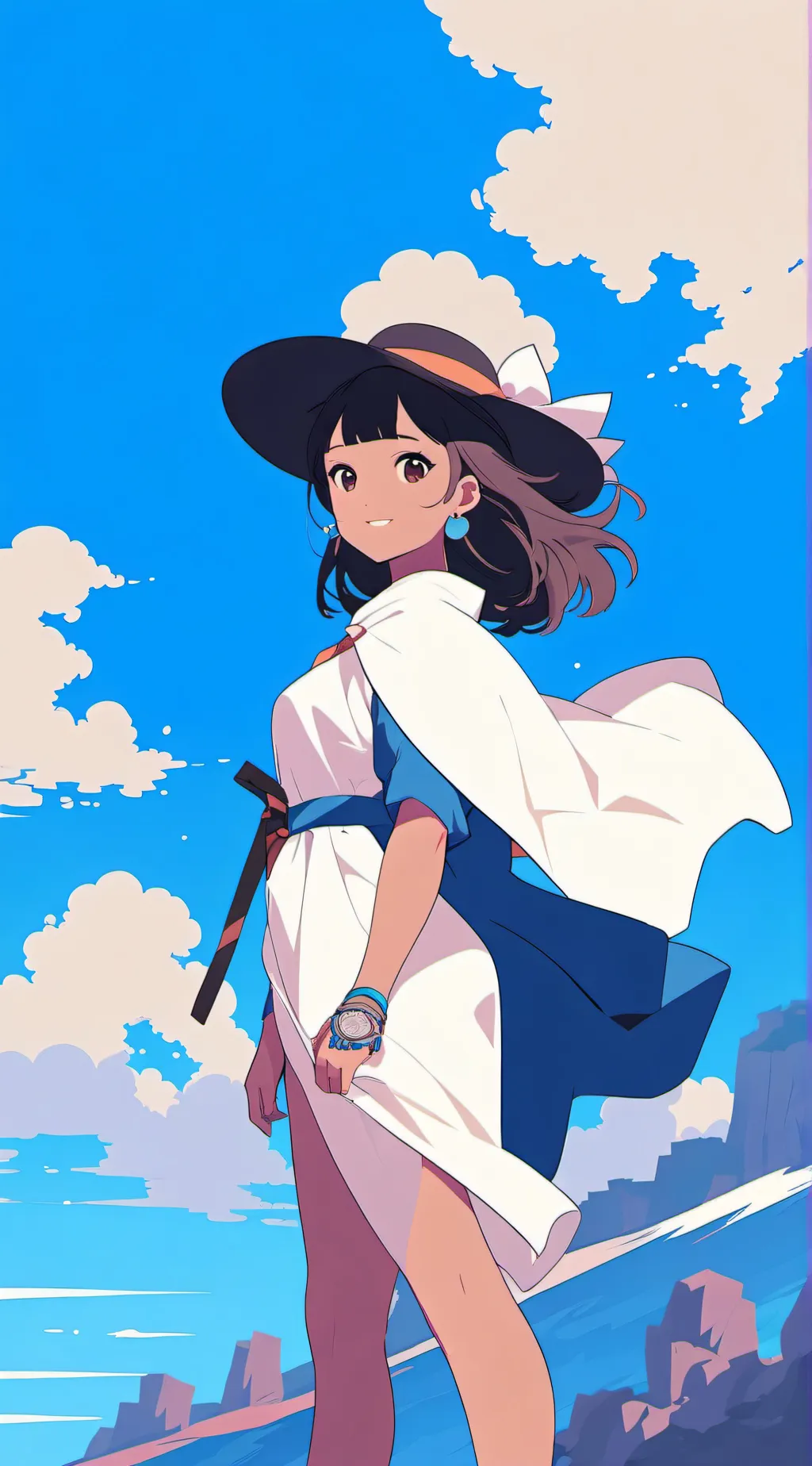 ai character: Julia  background