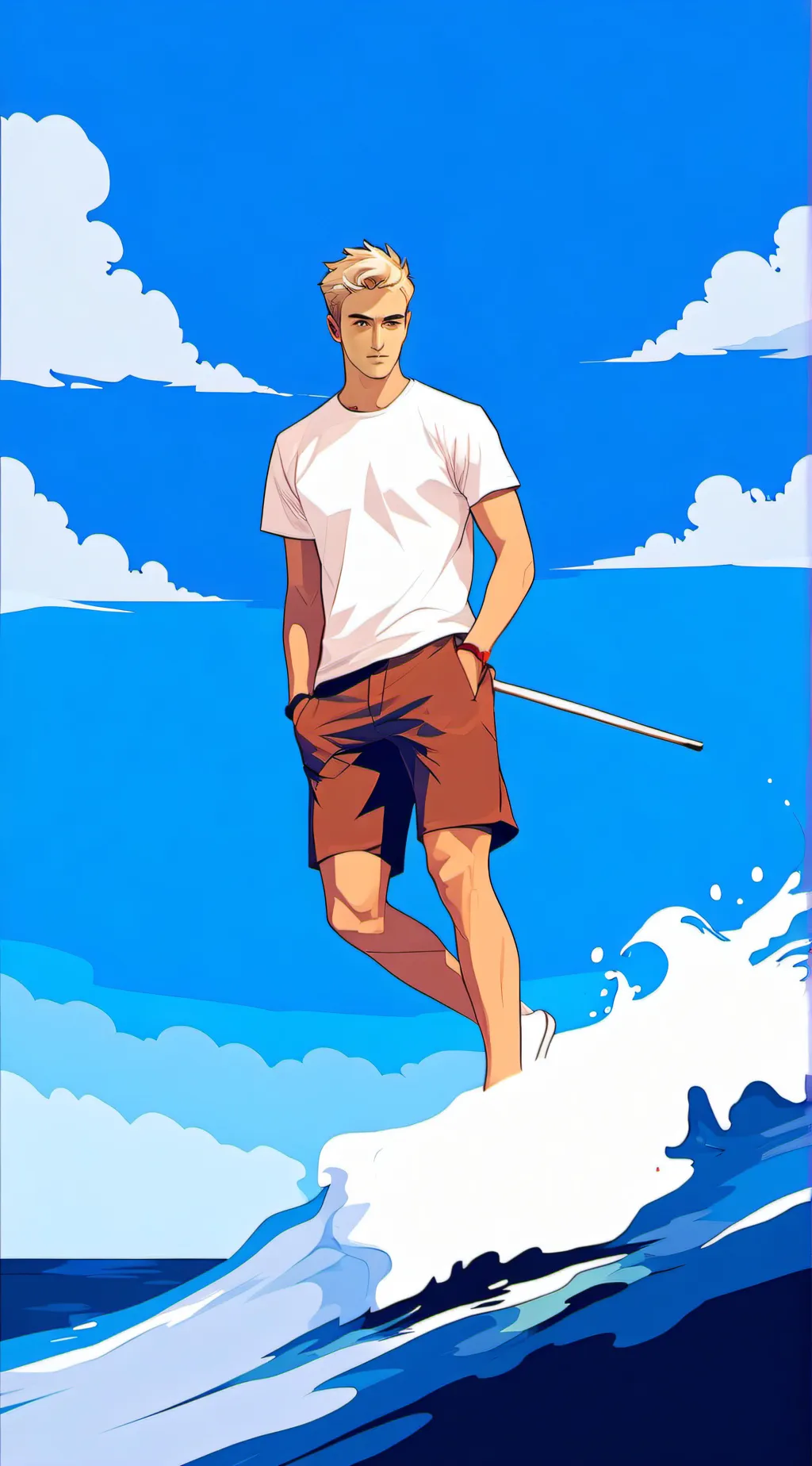 ai character: Luke castellan  background