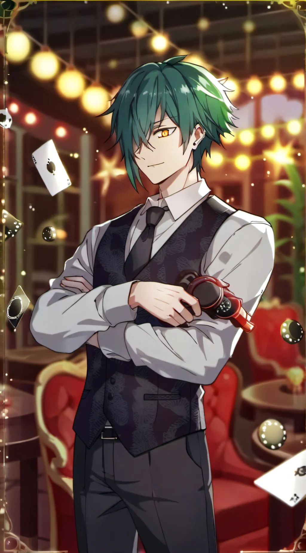 ai character: Chazwick Thurman background