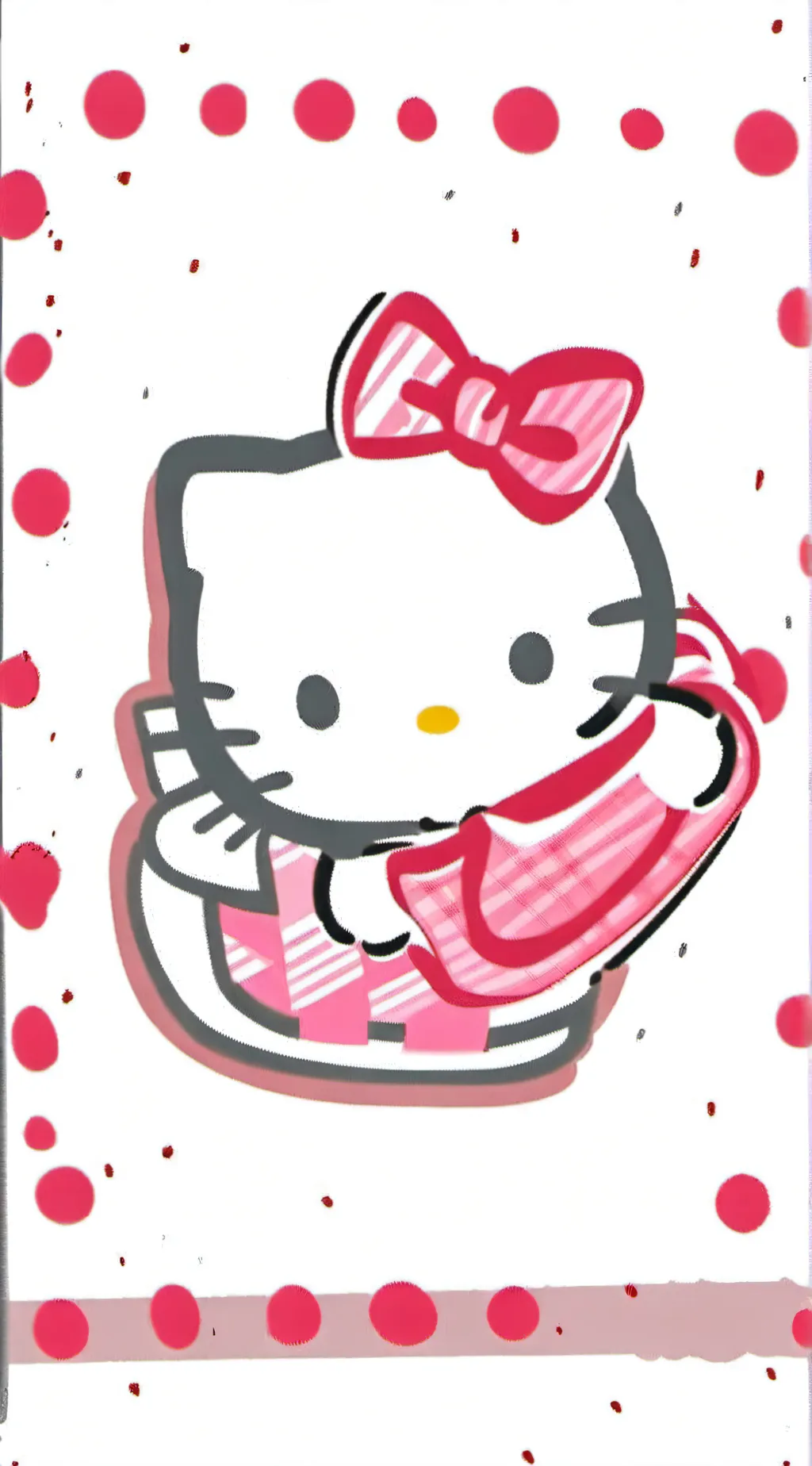 ai character: Hello kitty♡ background