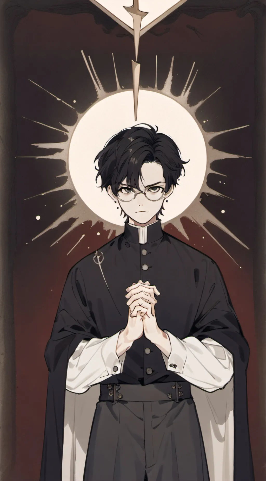 ai character: Announcer  background