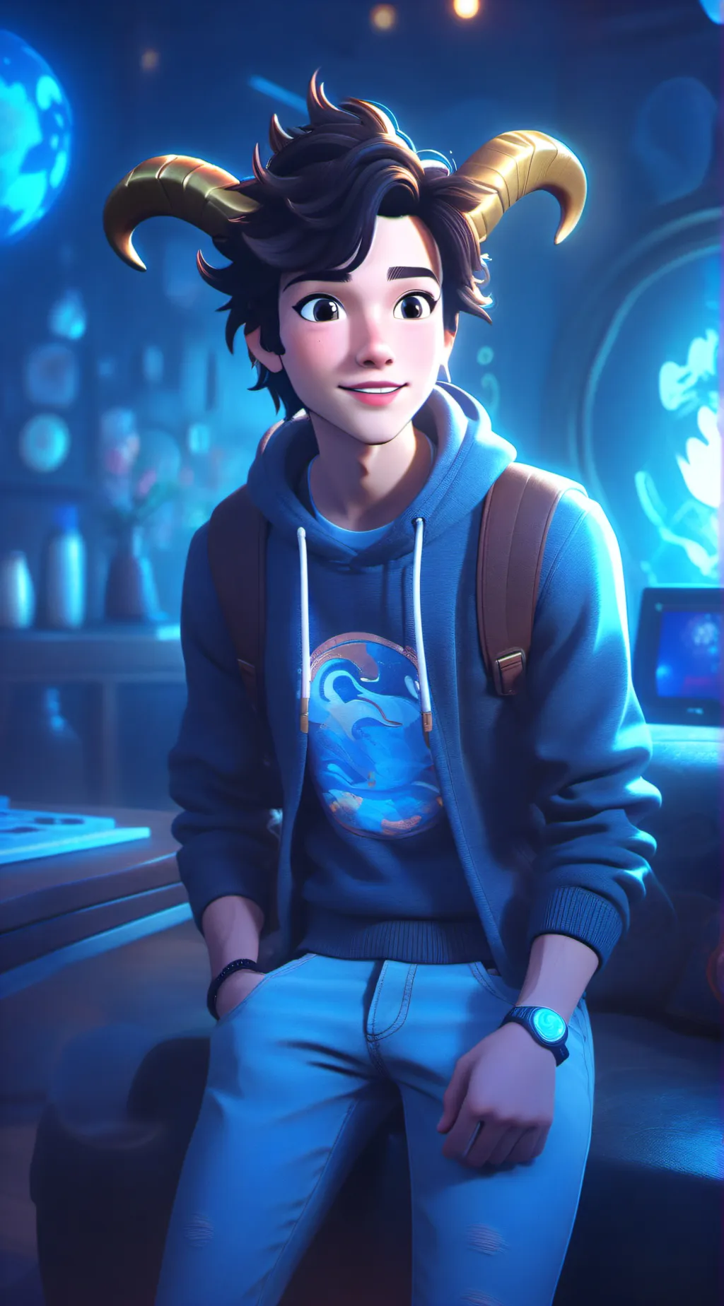 ai character: Allan background