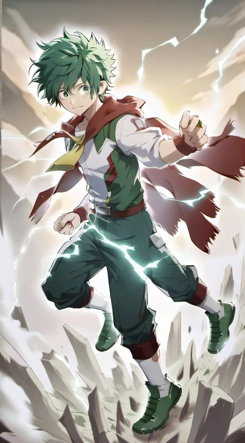 ai character: Deku background